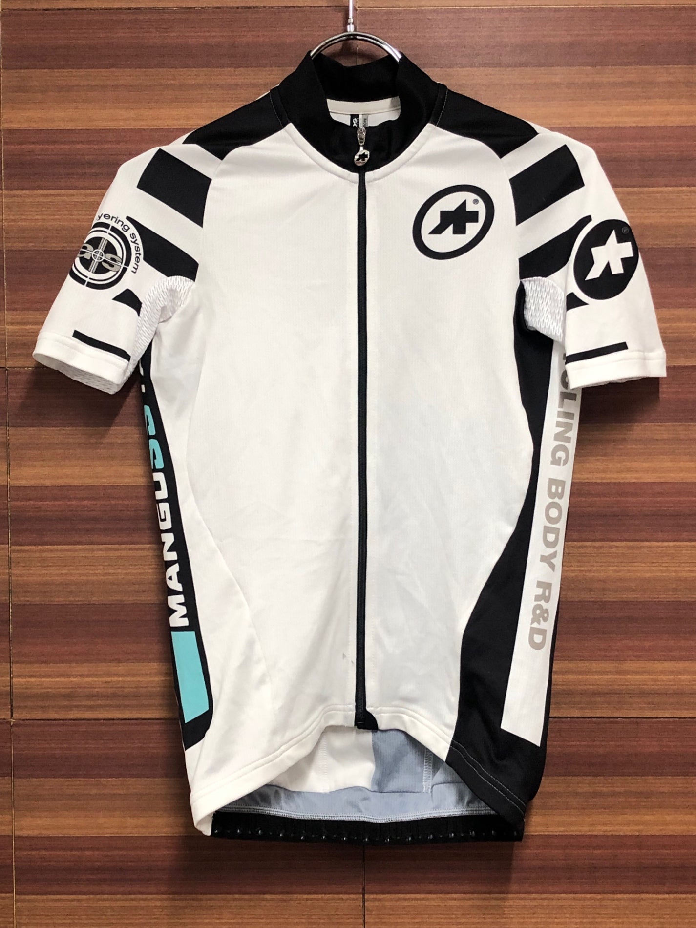 限定10％OFFASSOS アソス サイクルジャージ ジャージ 半袖 夏用 青 サイズM Mサイズ