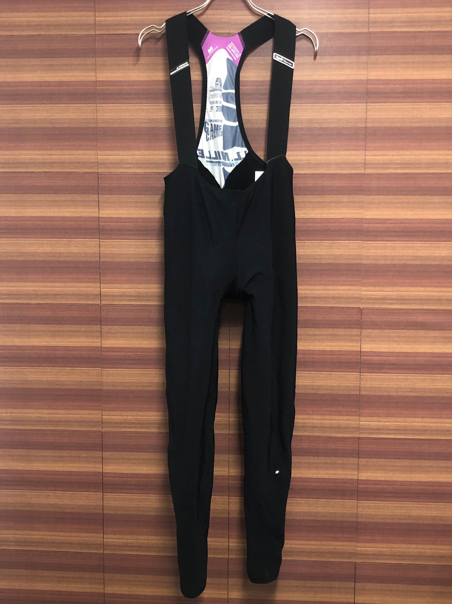 GN817 アソス Assos LL.MILLE 裏起毛 ビブショーツ 黒 M