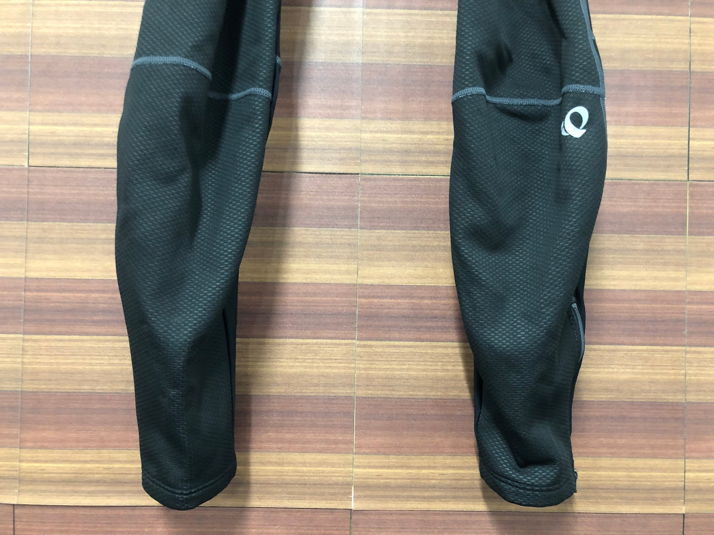 GE193 パールイズミ PEARLiZUMi ウィンドブレーク 裏起毛 レーサータイツ 黒 L