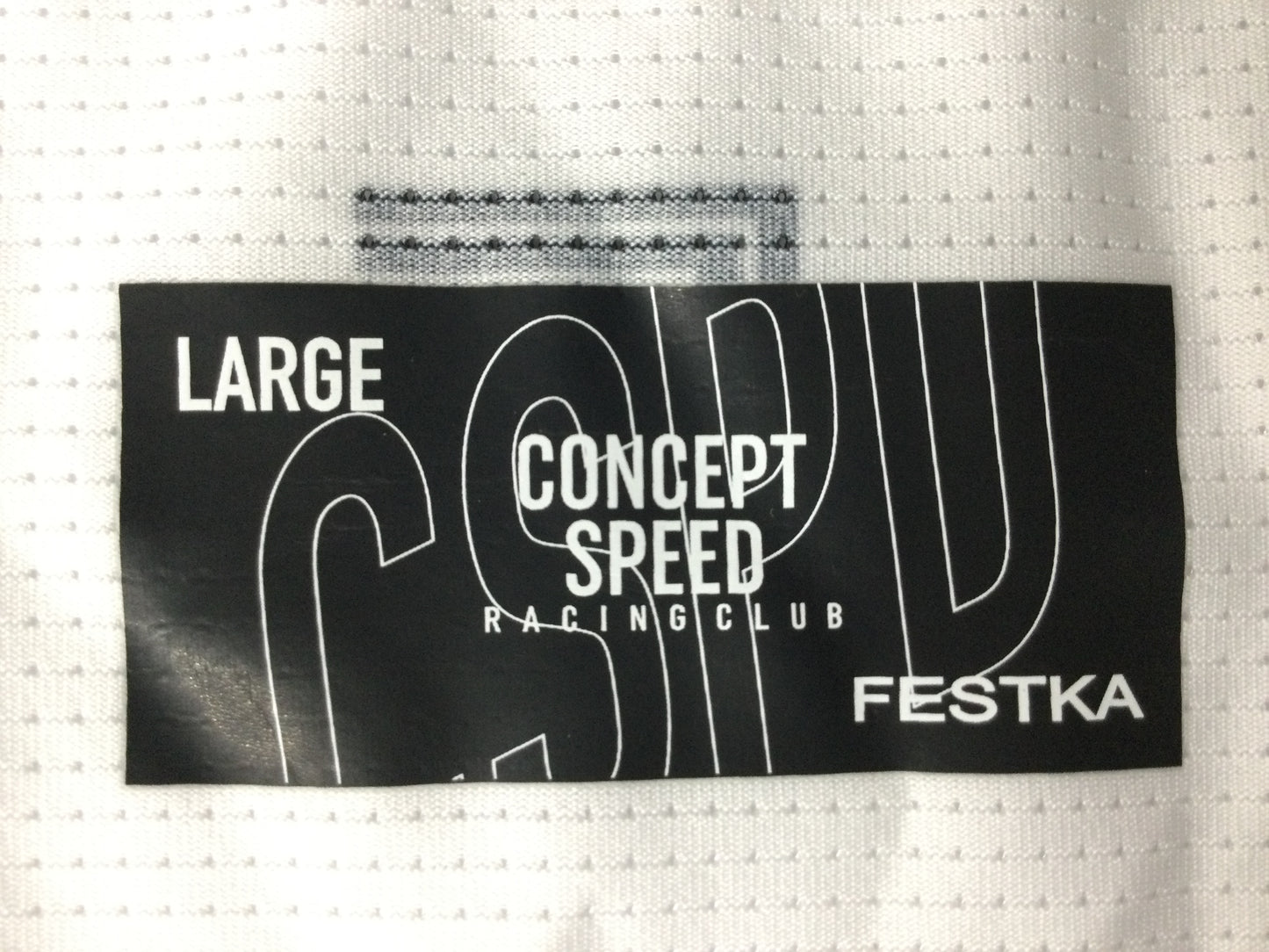GG584 コンセプトスピード CONCEPT SPEED x FESTKA 半袖サイクルジャージ L 白