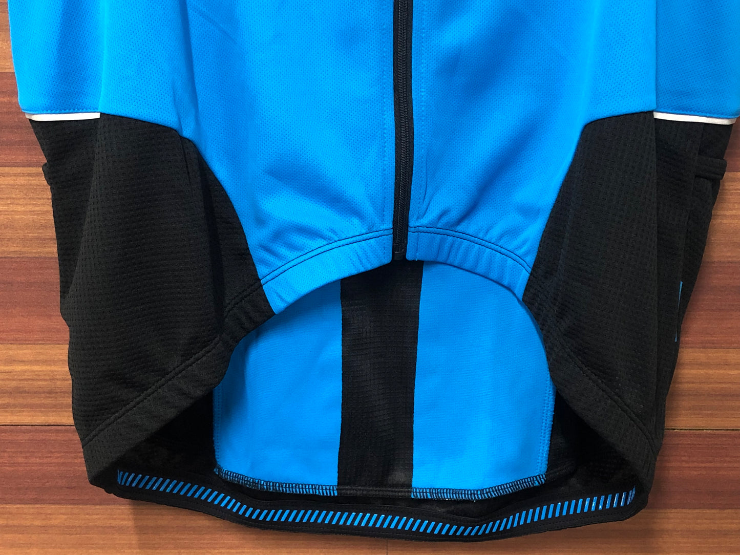 GK782 シマノ SHIMANO ミラークールジャージ MIRROR COOL JERSEY 半袖サイクルジャージ 白青 L