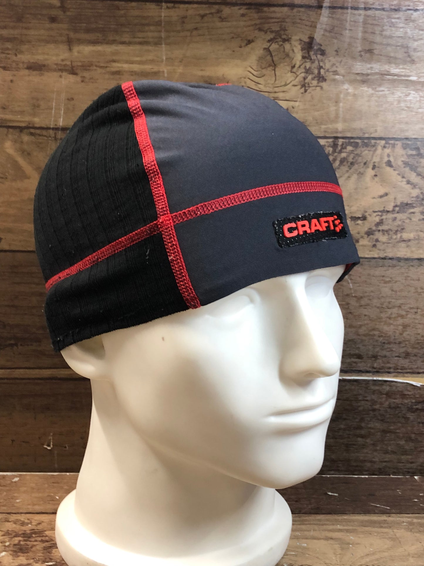GQ206 クラフト CRAFT ゴア GORE WINDSTOPPER サイクルキャップ 黒 L/XL ※毛玉