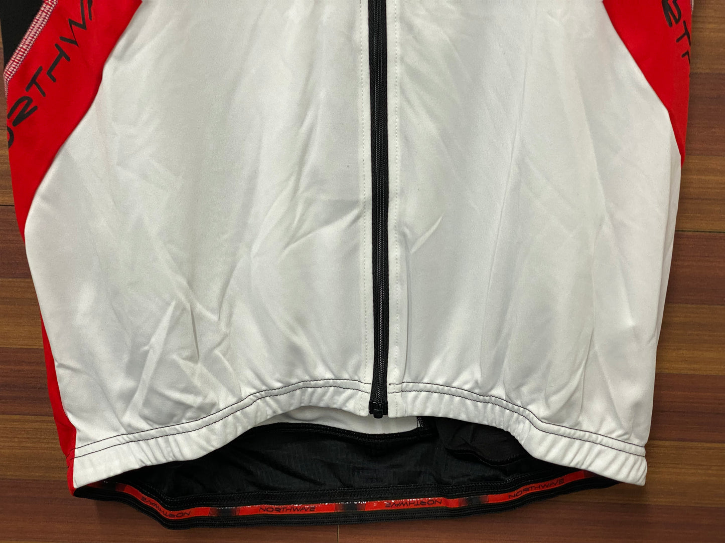 GK054 ノースウェーブ NORTHWAVE SONIC JERSEY 半袖サイクルジャージ 白黒 XL