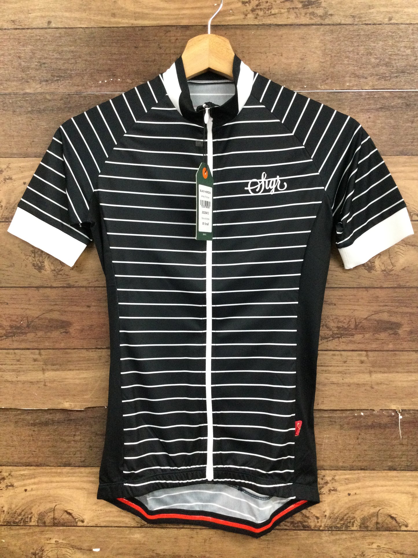 GF127 ★シーガー sigr BLACK HORIZON 半袖サイクルジャージ XXS レディース