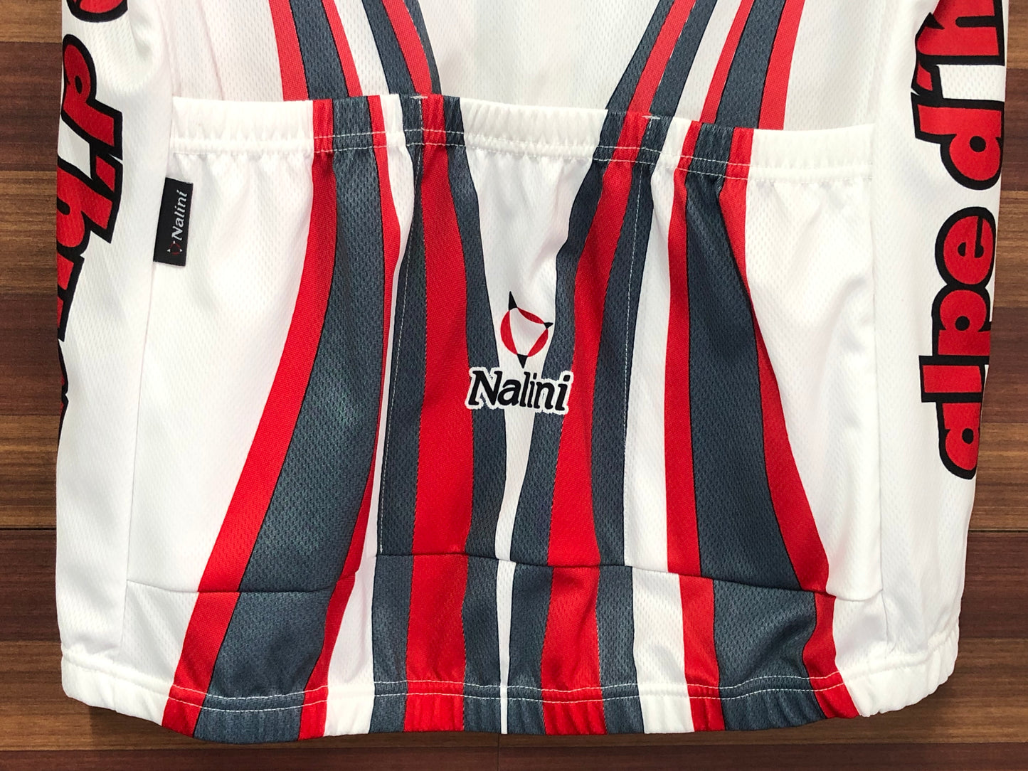 GN347 サンティーニ Santini 半袖 サイクルジャージ 白 L