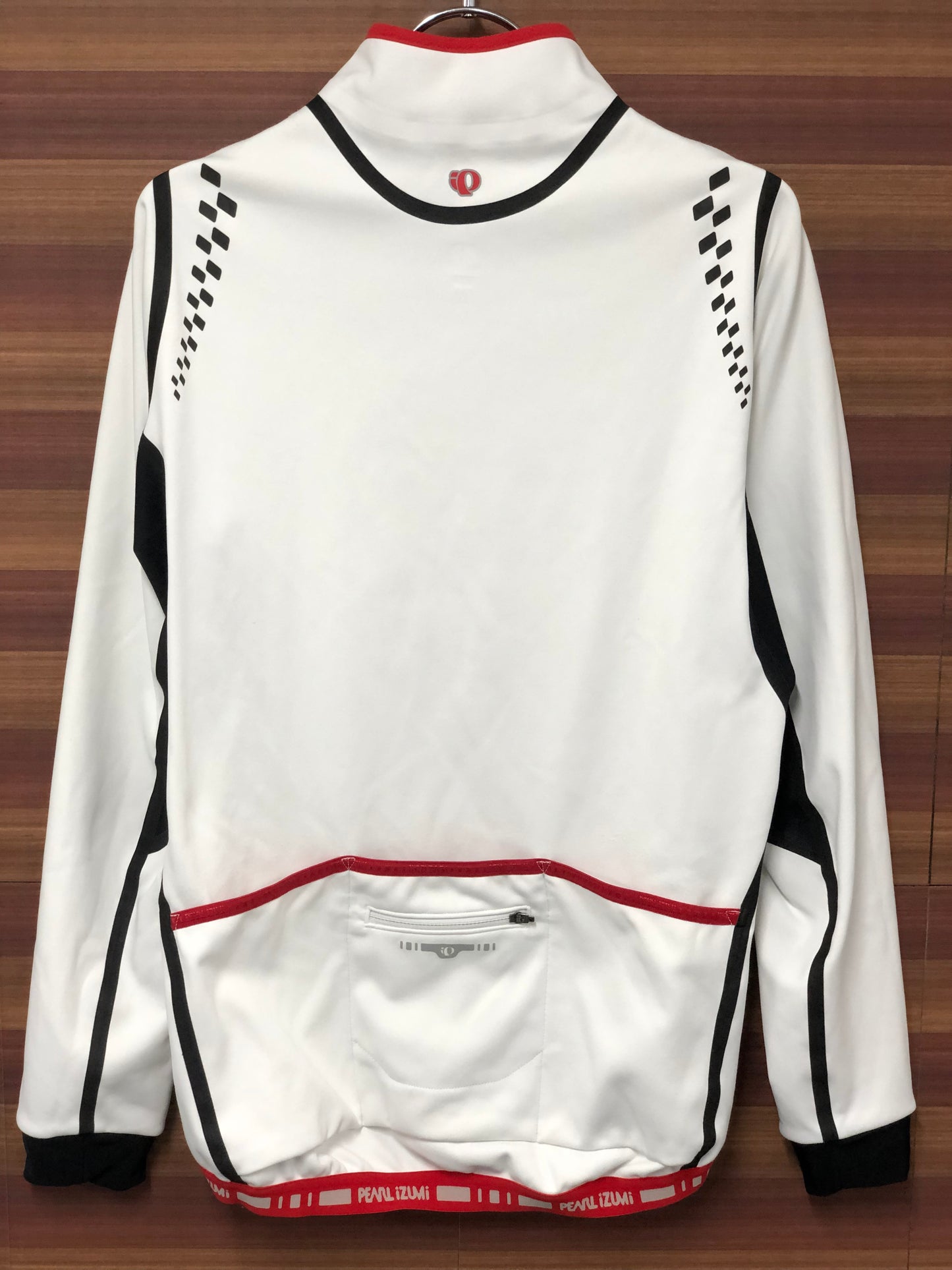 GZ015 パールイズミ PEARL iZUMi 長袖 サイクルジャケット 白 M 裏起毛 ※擦れ