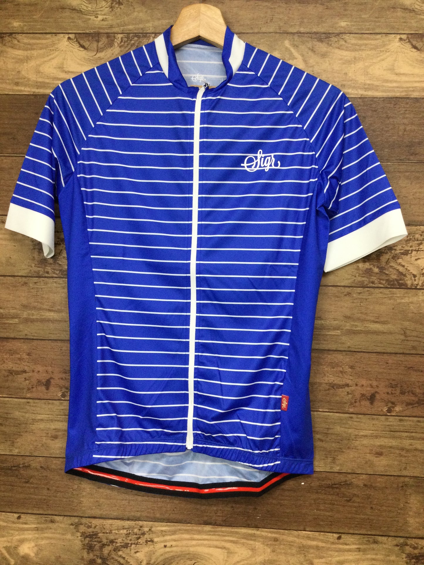 FU459 ★シーガー sigr BLUE HORIZON 半袖 サイクルジャージ XS