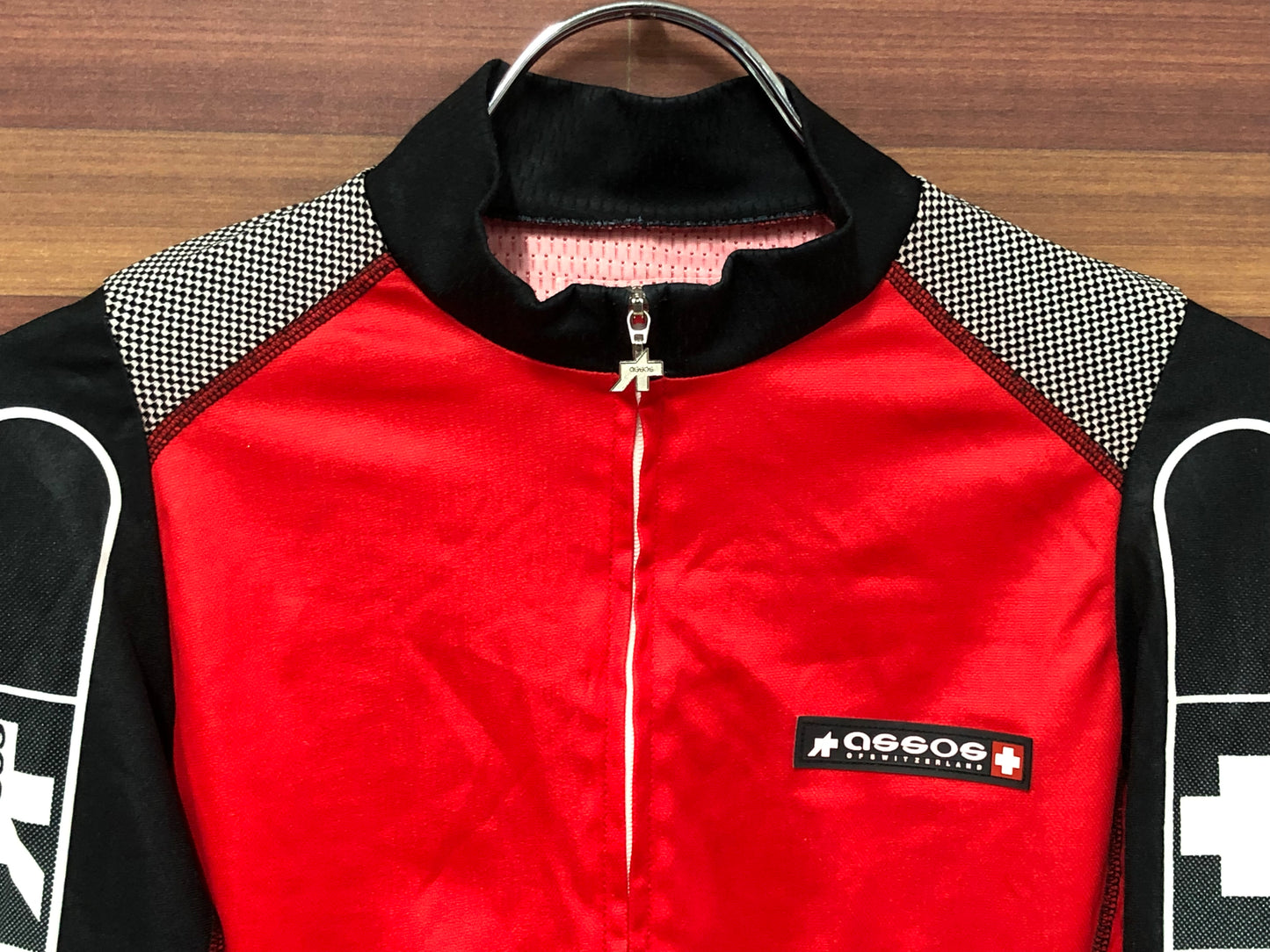 GV451 アソス ASSOS 長袖サイクルジャージ S 赤