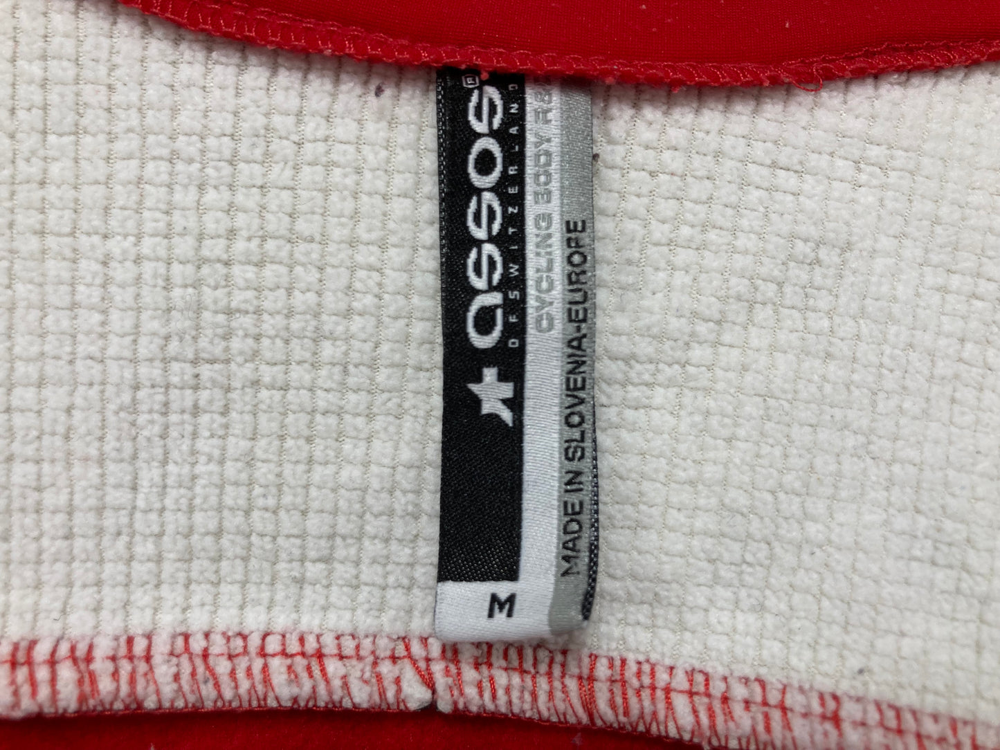 GZ506 アソス assos 長袖 サイクルジャケット 赤 M ※タグ剥げ