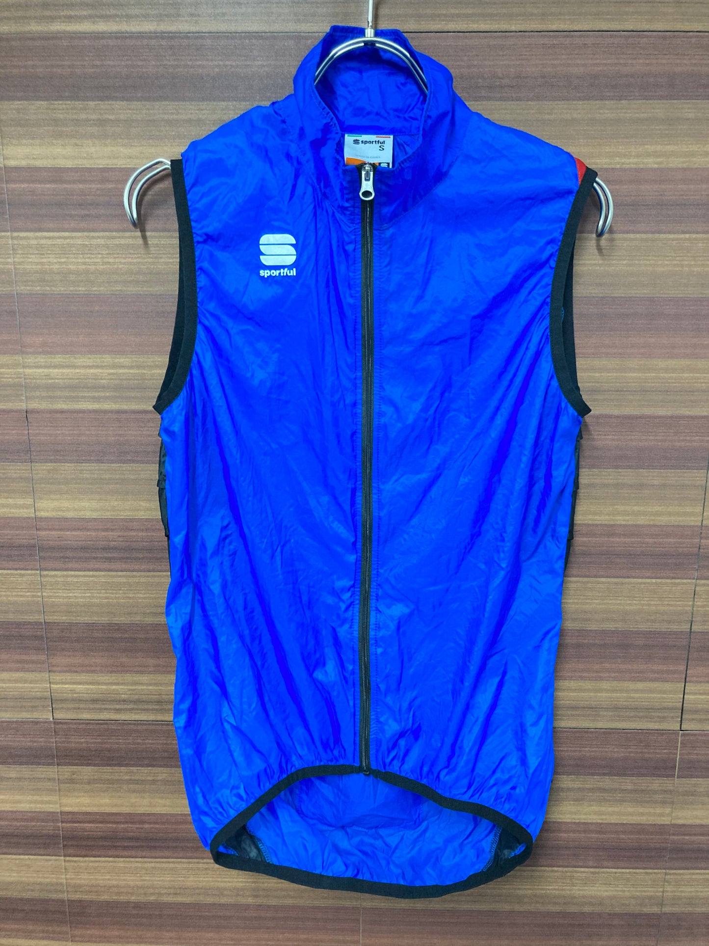 FX503 スポーツフル sportful ウィンドブレーカー サイクルベスト 青 S
