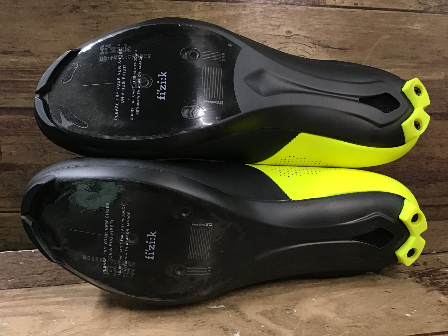 GW041 フィジーク fizik R3B ARIA BOA ビンディングシューズ 黒黄 EU42 SPD-SL