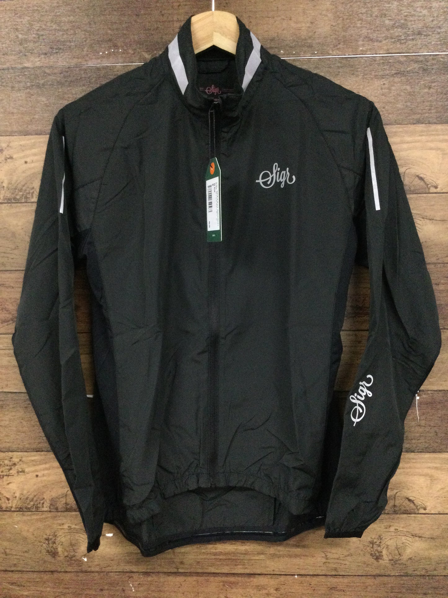 GH008 ★ シーガー Sigr TRERIKSRÖSET WOMEN 長袖ウィンドブレーカー 黒 M