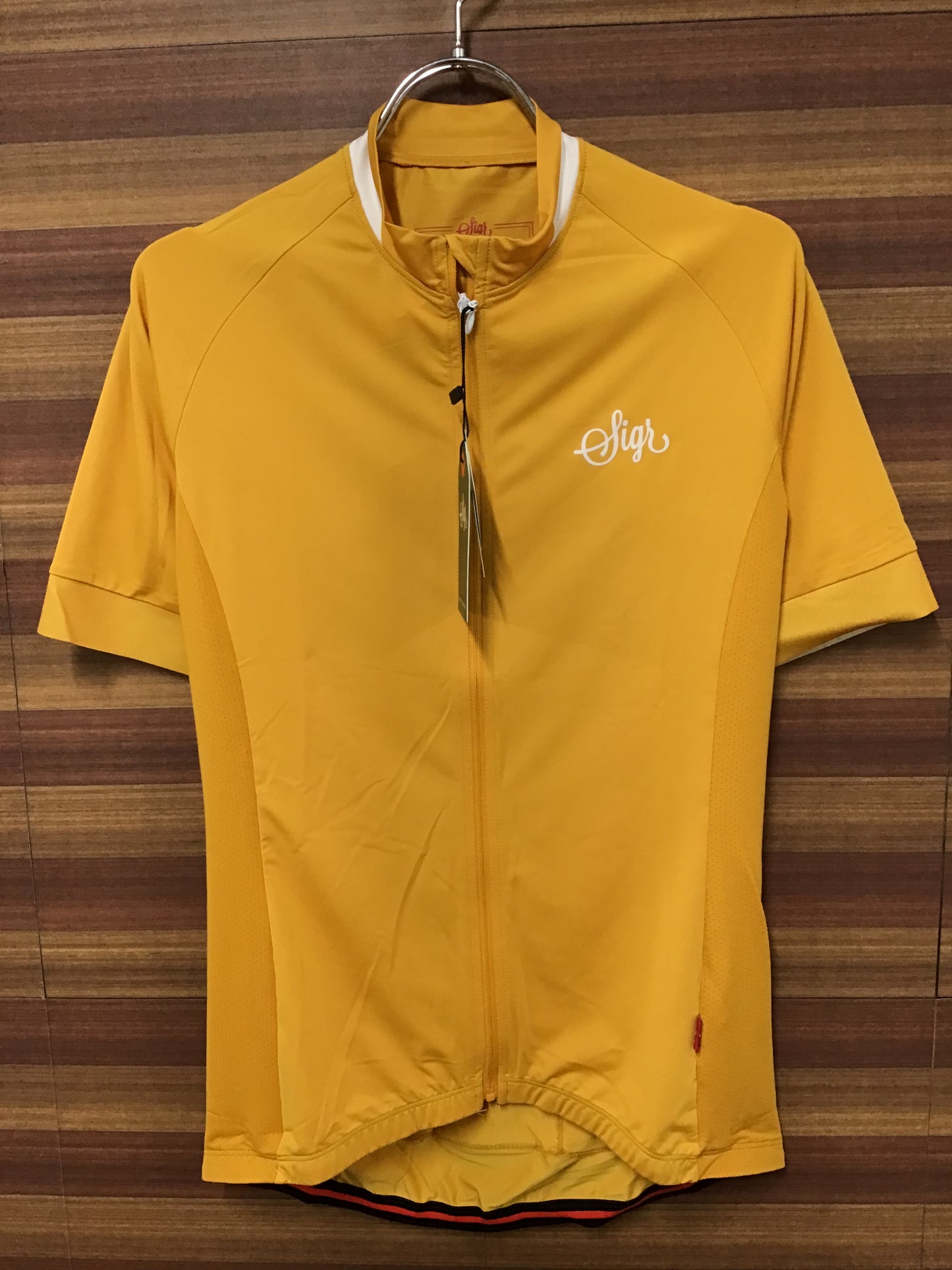 GY187 ★シーガー Sigr SOLROS WOMAN 半袖サイクルジャージ オレンジ M