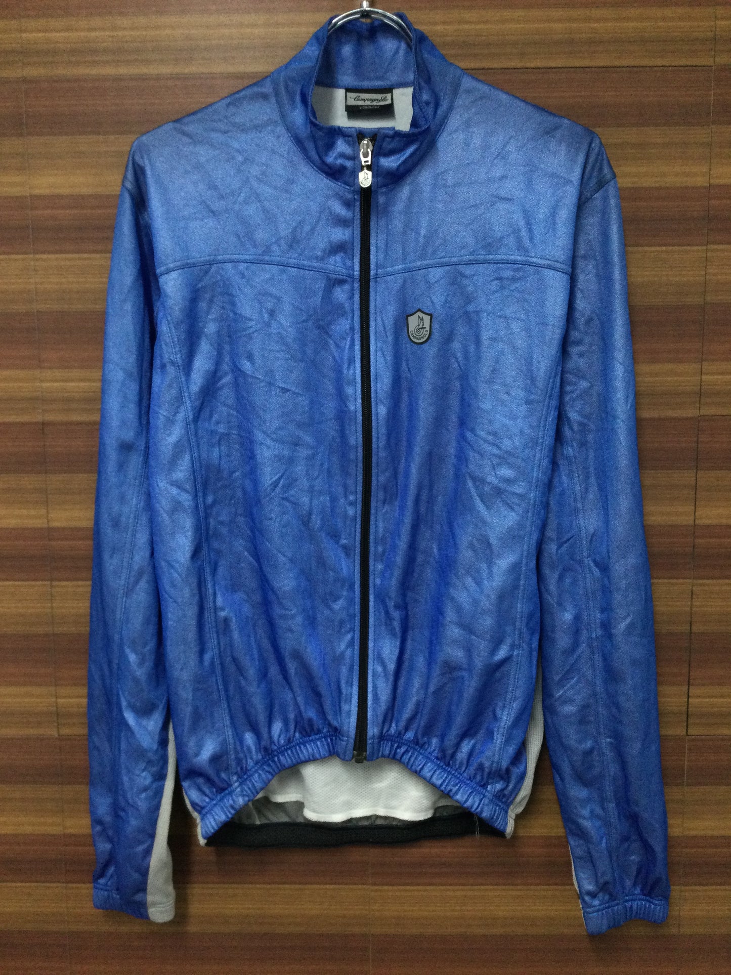 GB424 カンパニョーロ Campagnolo 長袖 サイクルジャケット TEXTRAN LIGHT 青 M