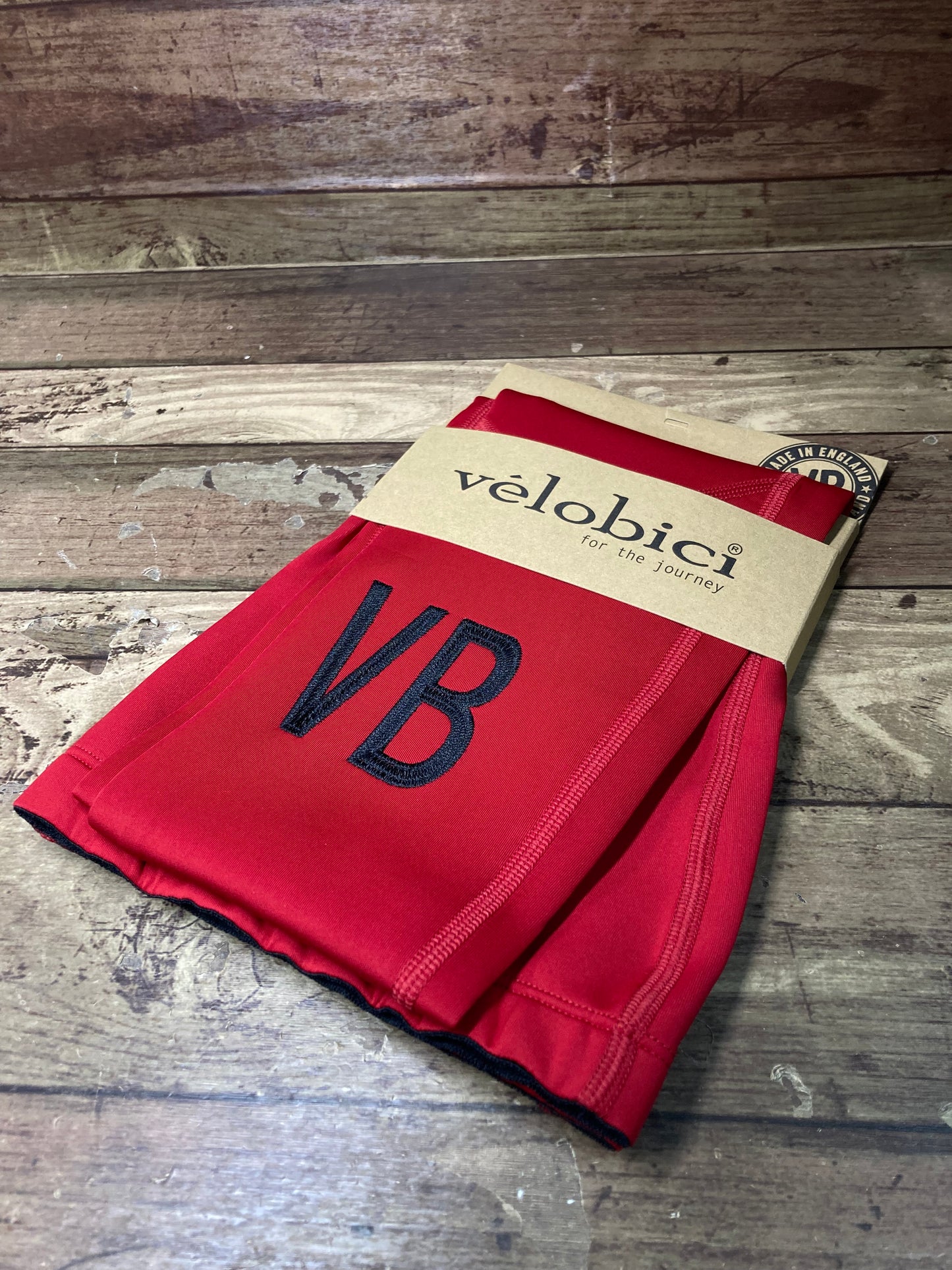 HM306 VELOBICI ヴェロビチ Zip Thermal Legwarmers レッグウォーマー Velvet Red 赤 M