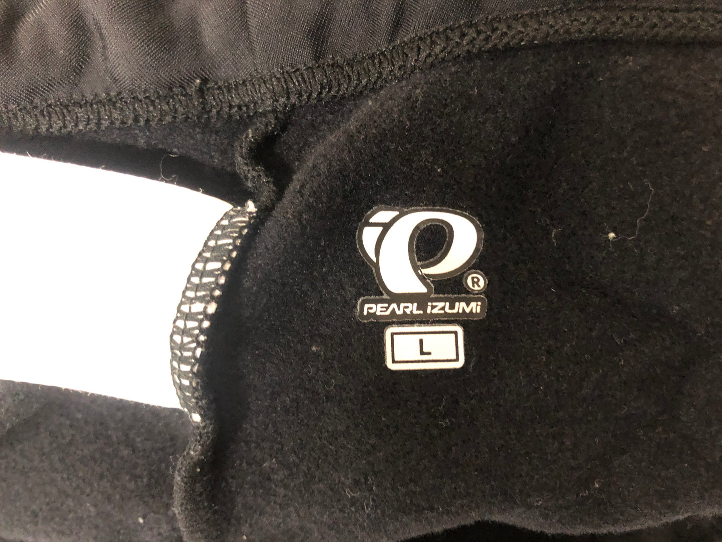 GE193 パールイズミ PEARLiZUMi ウィンドブレーク 裏起毛 レーサータイツ 黒 L