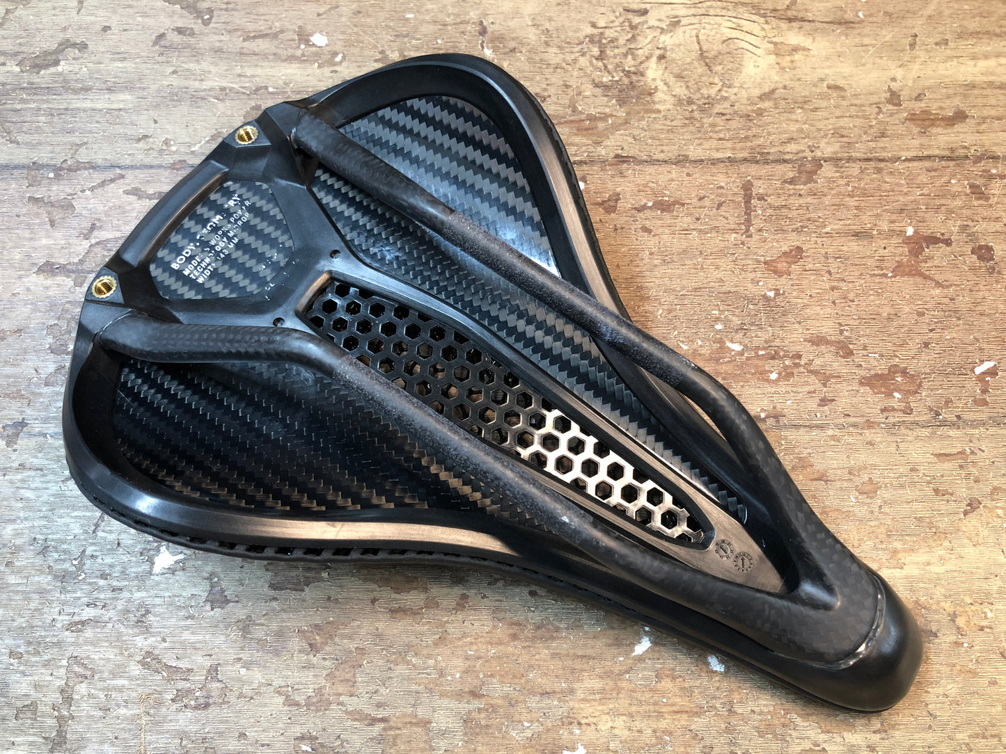 GL152 スペシャライズド SPECIALIZED エスワークス S-WORKS POWER MIRROR サドル カーボンレール 黒