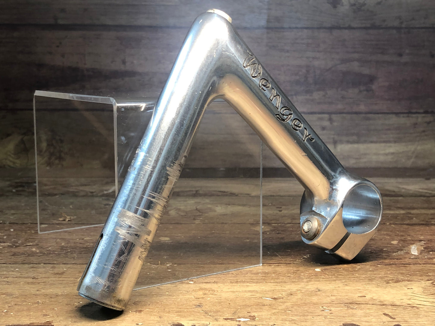 GW296 3T 3ttt Wenger スレッド クイル ステム 120mm Φ25.4 コラム径22.2mm ※傷あり