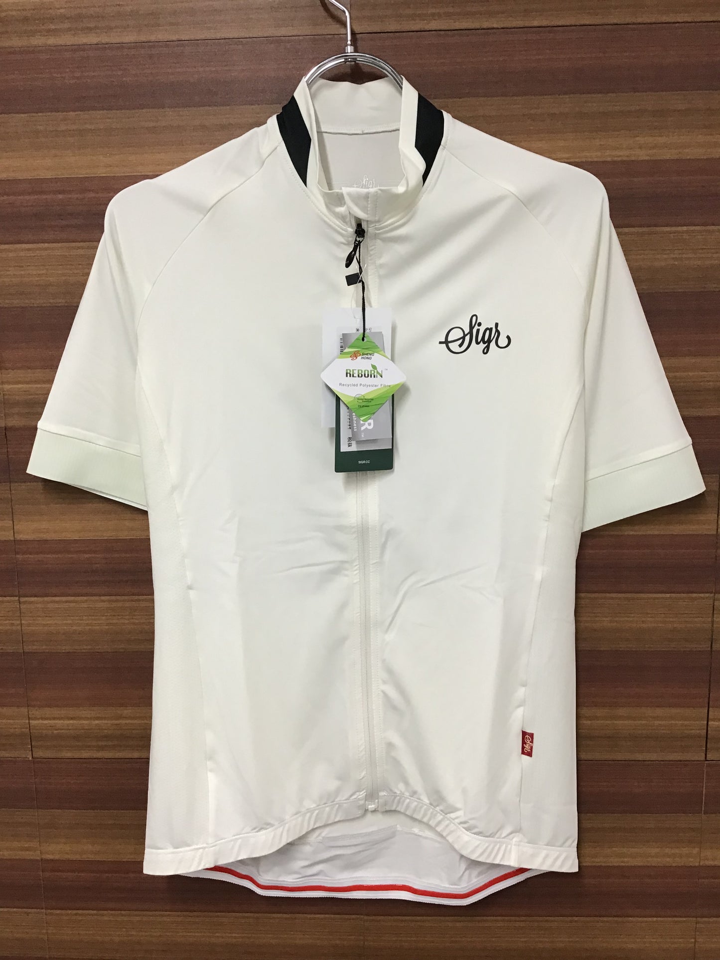 GY188 ★シーガー Sigr HÄGG MAN 半袖サイクルジャージ 白 XS