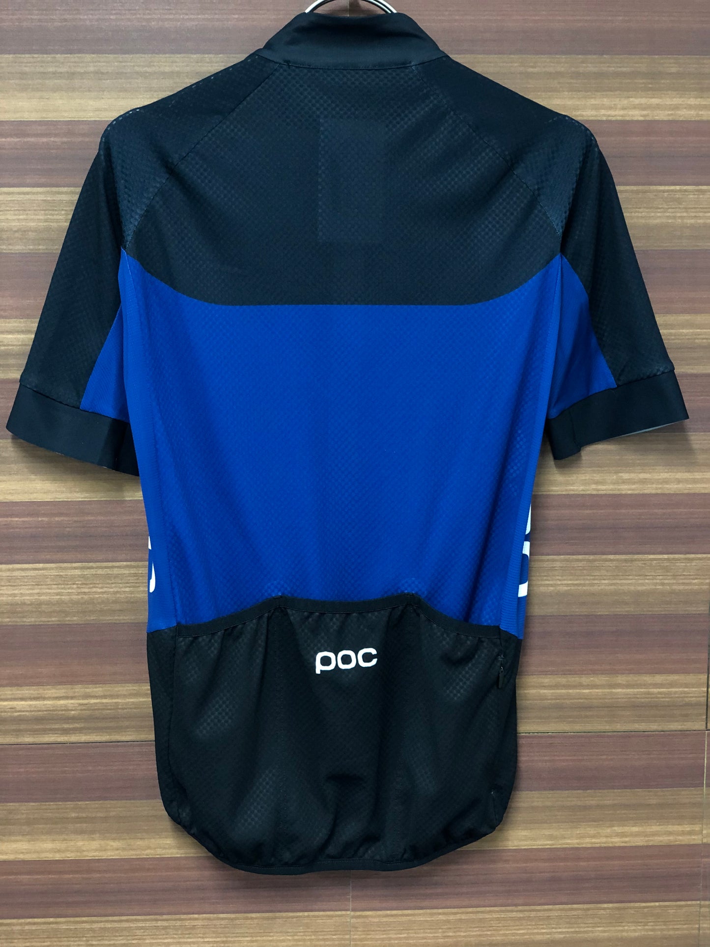 GV158 POC 半袖 サイクルジャージ 紺 青