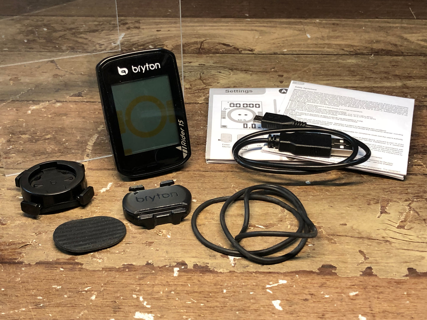 FP207 ブライトン bryton rider15 サイクルコンピューター センサーセット ※起動確認済