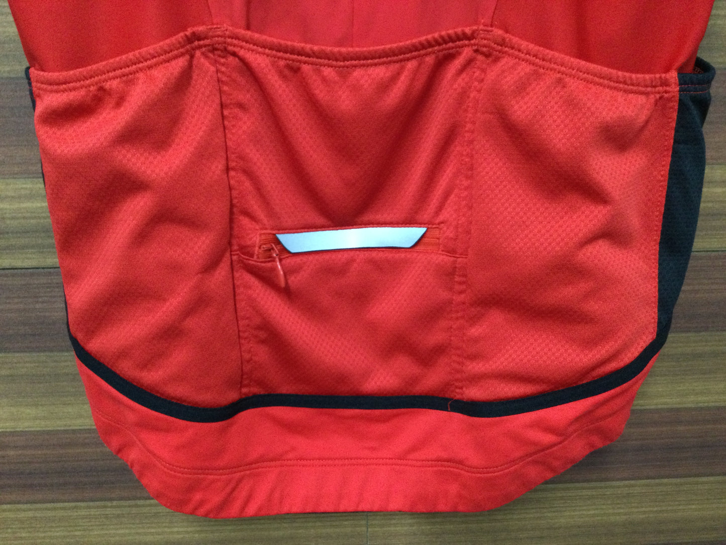 GF381 ゴアバイクウェア GORE BIKE WEAR WINDSTOPPER 半袖 サイクルジャージ 赤 M