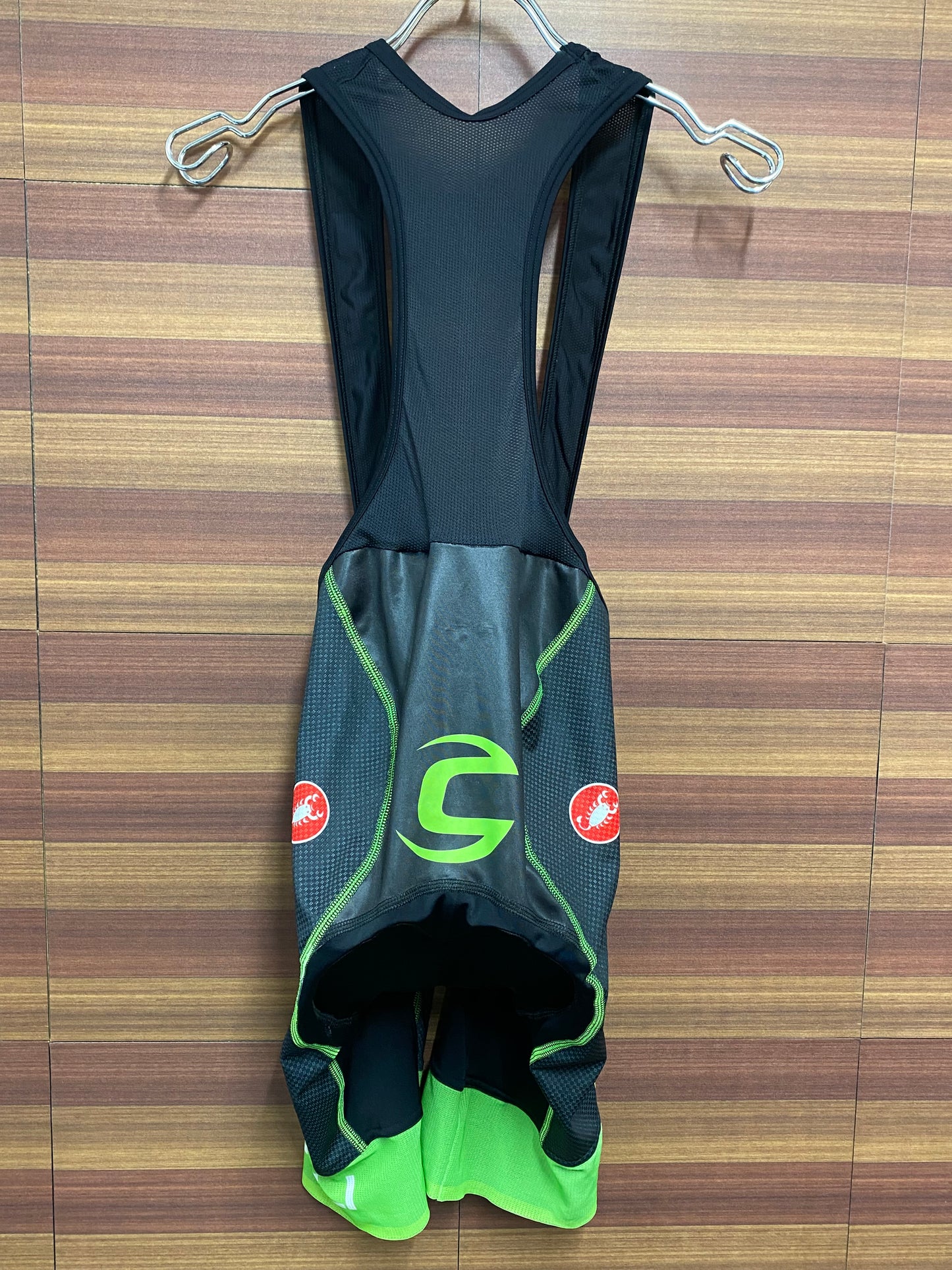 GX311 カステリ CASTELLI ビブショーツ 黒 S スレあり タバコ臭 CANNONDALE