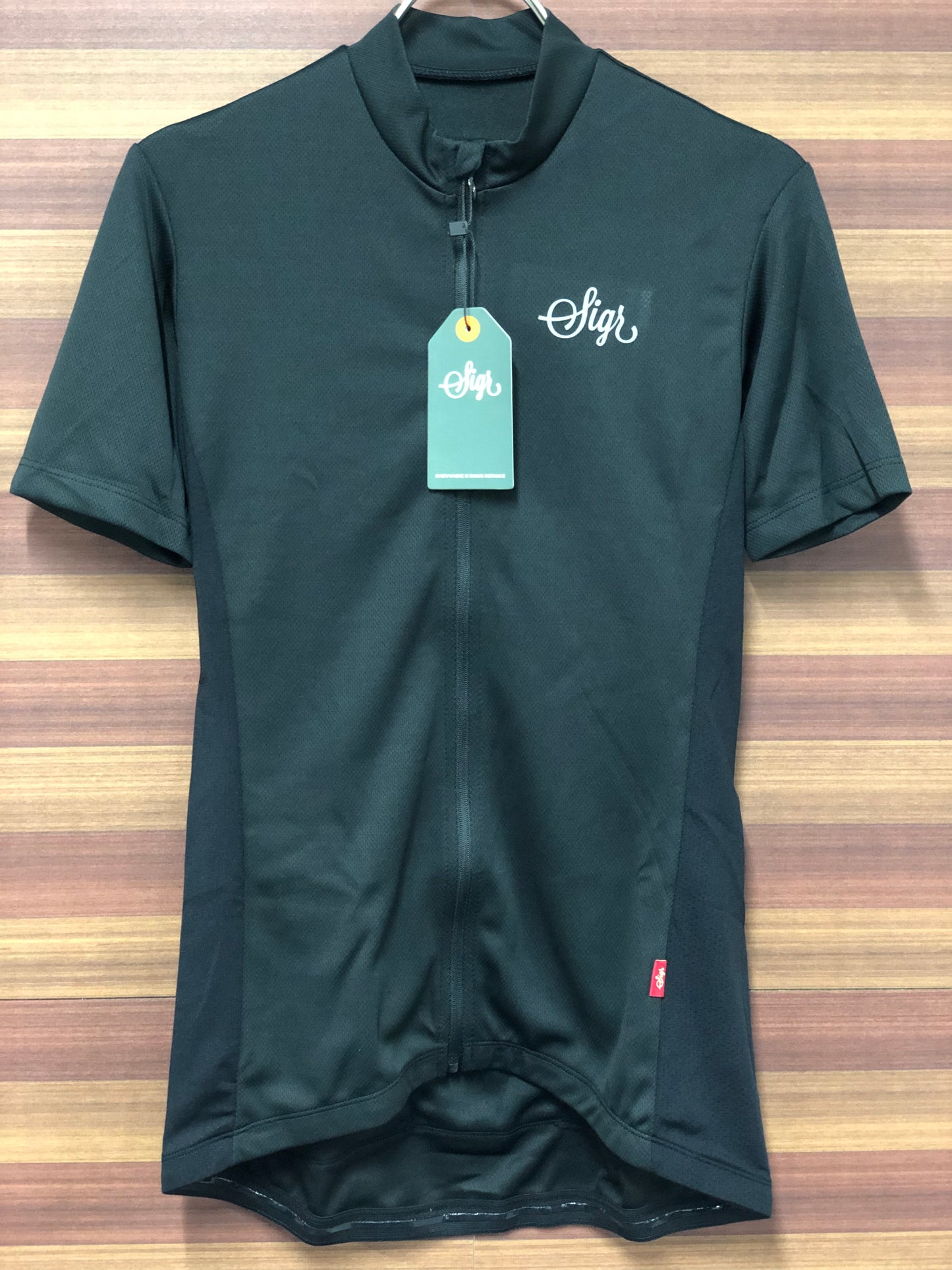 EX028 シーガー Sigr SVARTSENAP 半袖 サイクルジャージ レディース M 黒