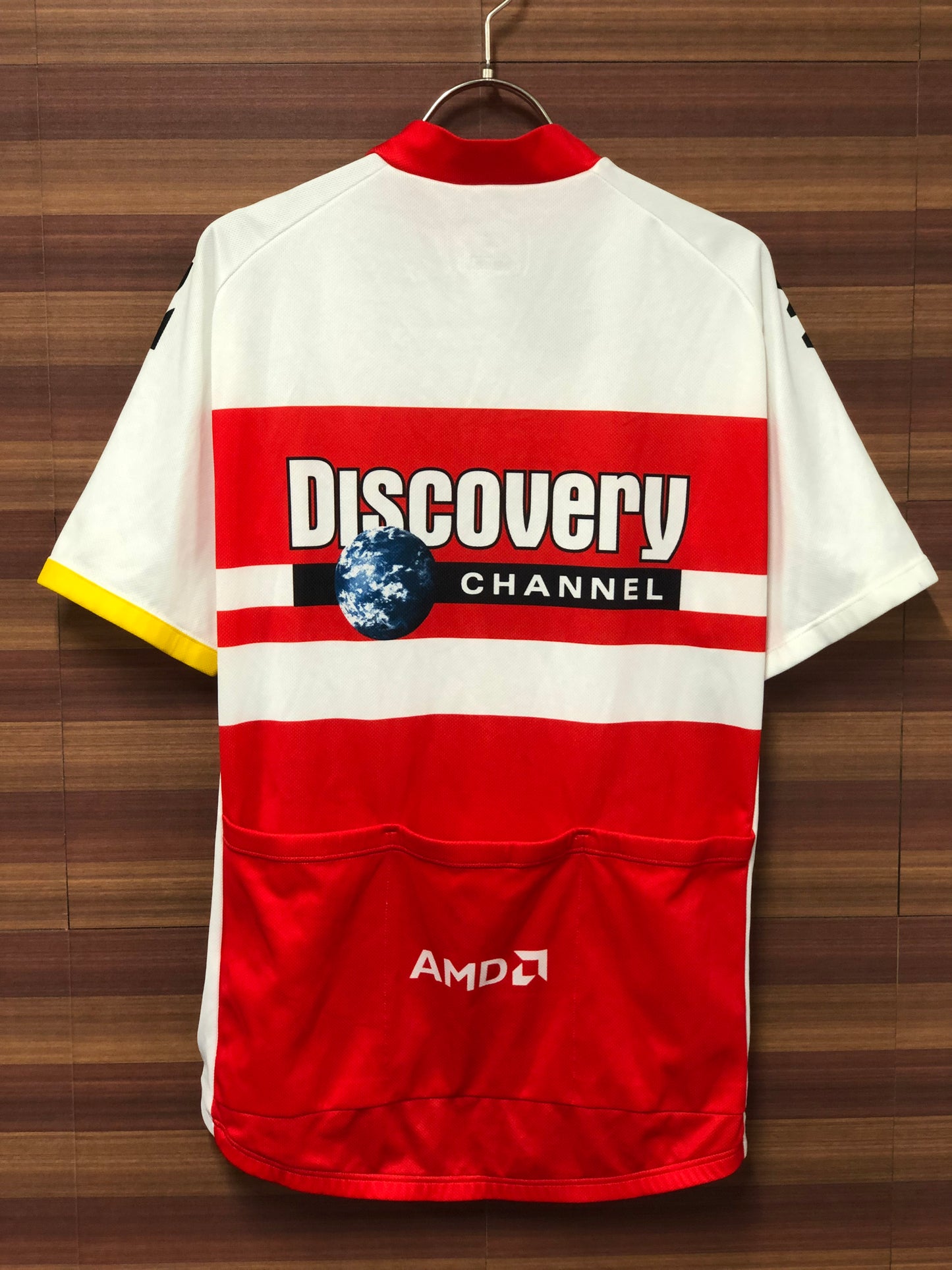 GC307 ナイキ NIKE 半袖 サイクルジャージ 白赤 L