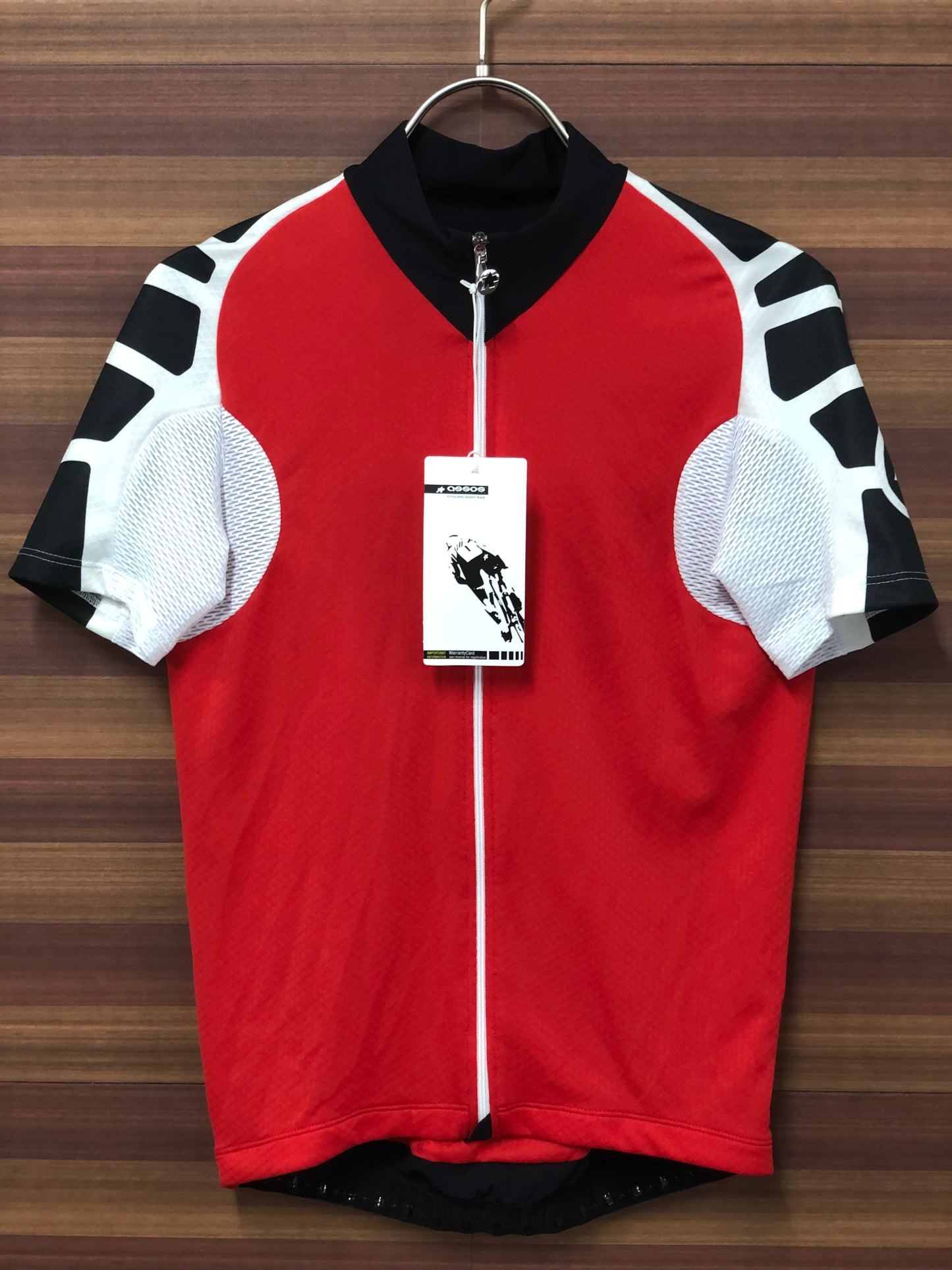 GW212 アソス assos 半袖 サイクルジャージ 赤 S ※未使用