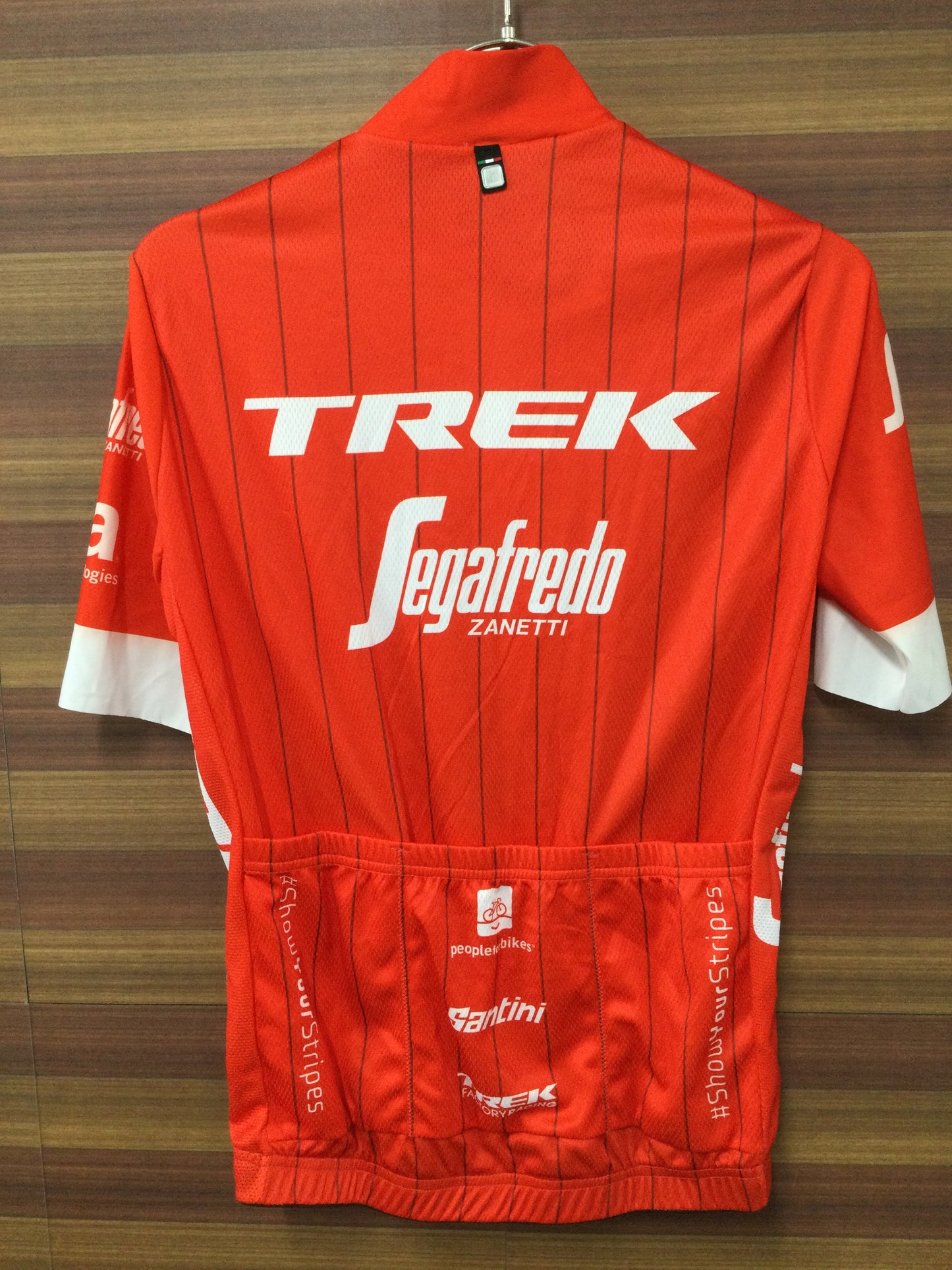 GI273 ボントレガー BONTRAGER SAN TSF REP 半袖サイクルジャージ XS 赤