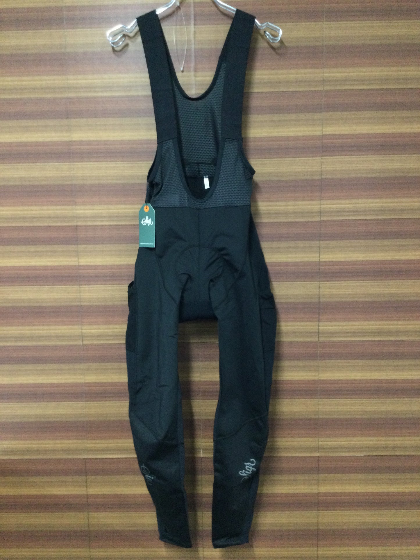 GN543 ★ シーガ― Sigr RIKSVAG 92 CARGO LONG MAN ビブタイツ 黒 裏起毛 M