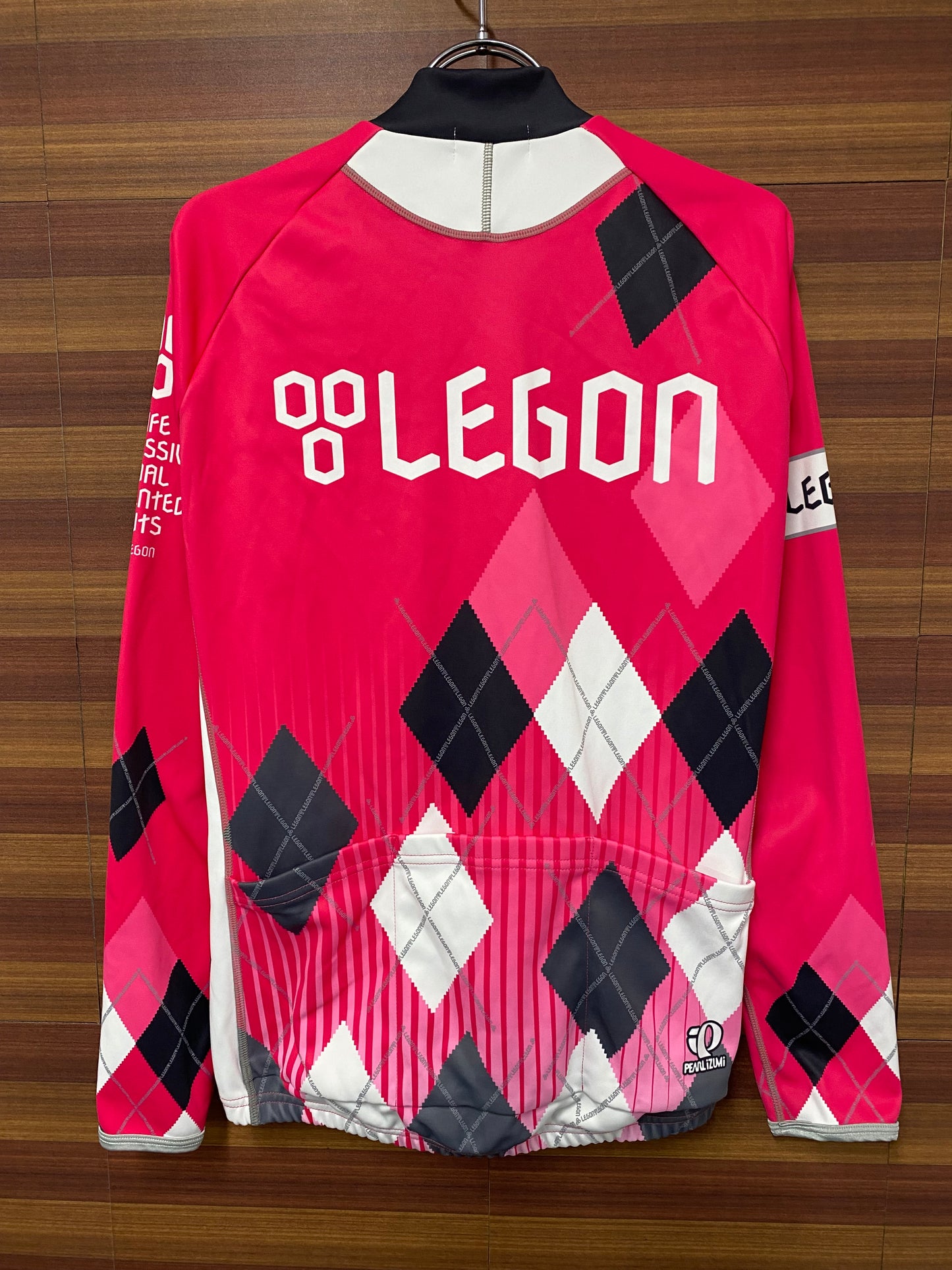 HB172 パールイズミ PEARL iZUMi 長袖 サイクルジャージ 裏起毛 LEGON ピンク M