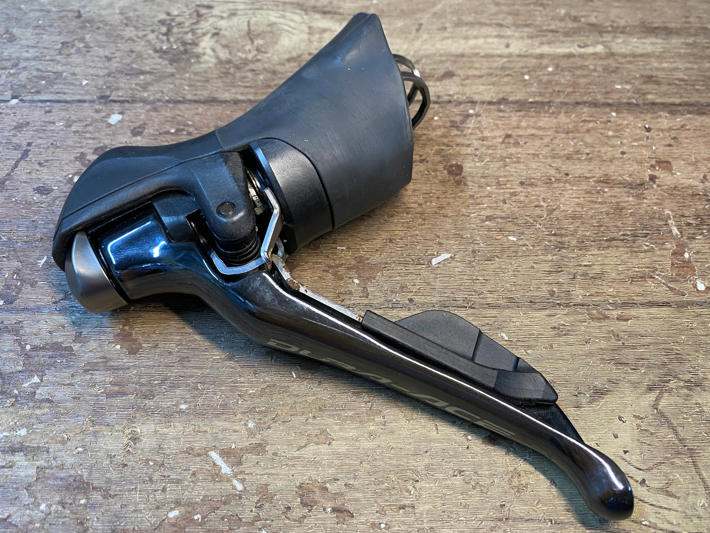 GJ666 シマノ SHIMANO デュラエース DURA-ACE ST-9001 STIレバー 左右セット 2×11S ※左ブレーキレバーの動きに抵抗あり
