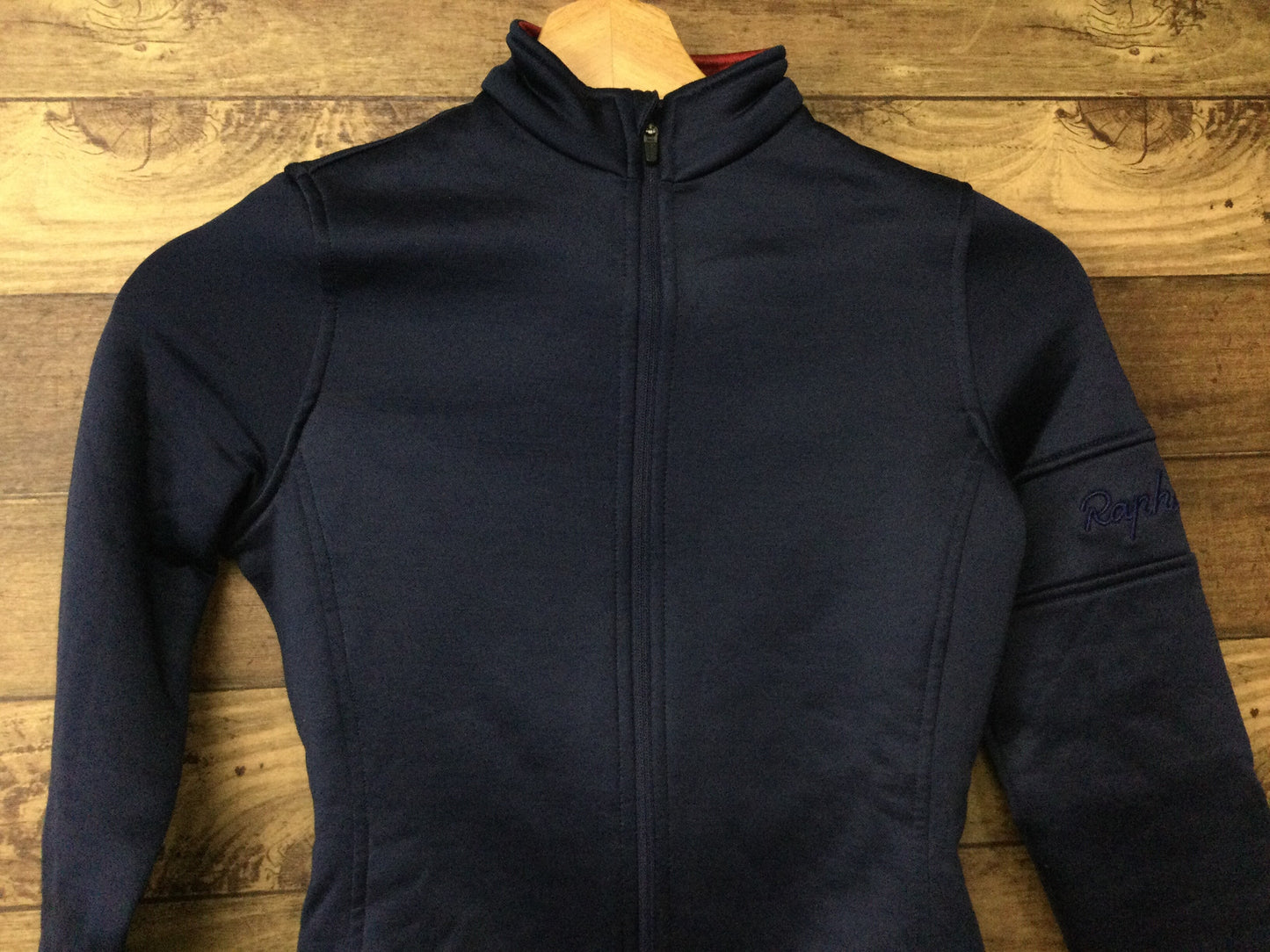EY426 ラファ Rapha womens winter jersey 長袖 サイクルジャージ XXS 紺 裏起毛 ウィメンズ ※毛玉あり
