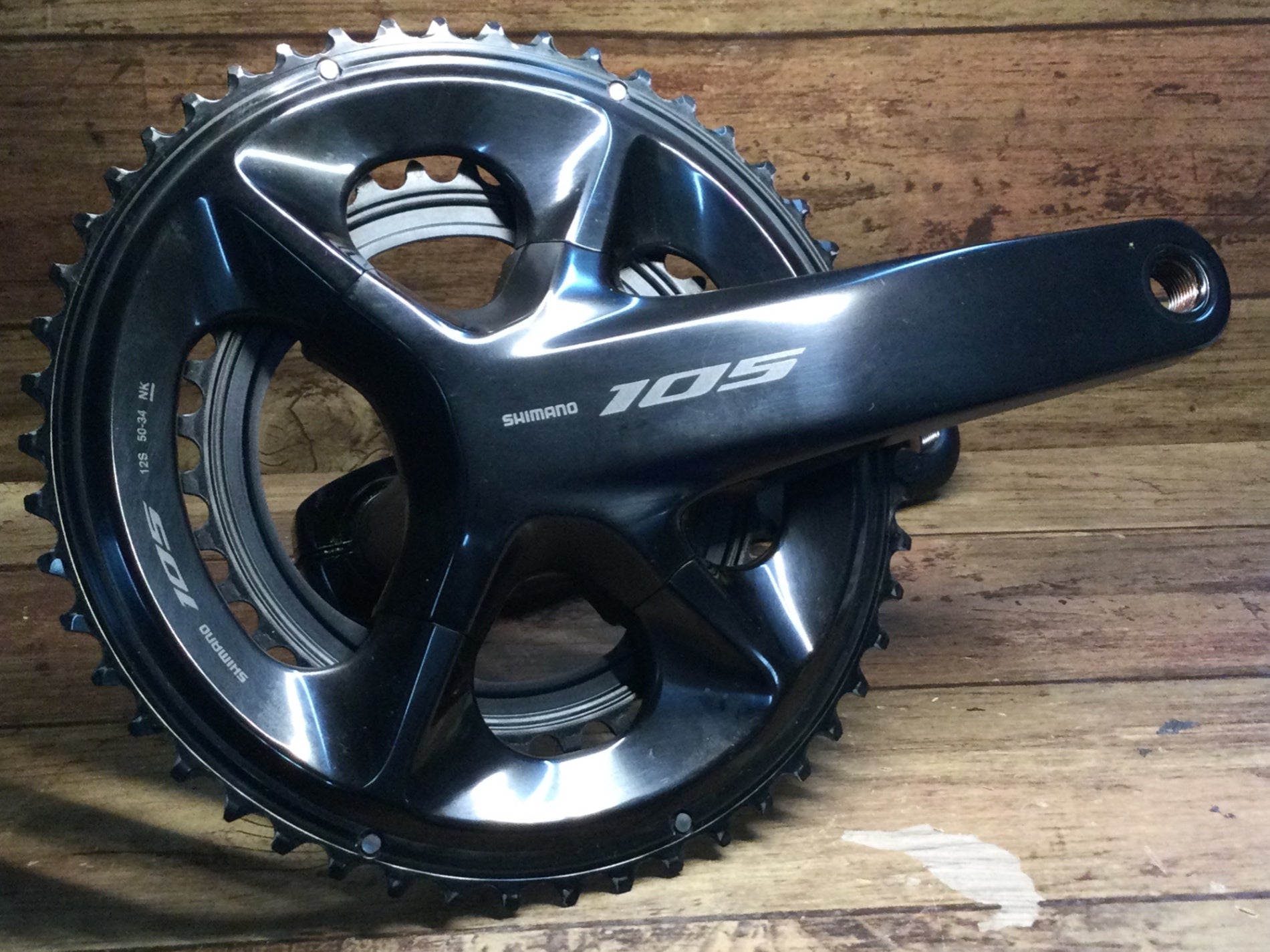 HO141 シマノ SHIMANO 105 FC-R7100 クランクセット 170mm 50/34T 12s