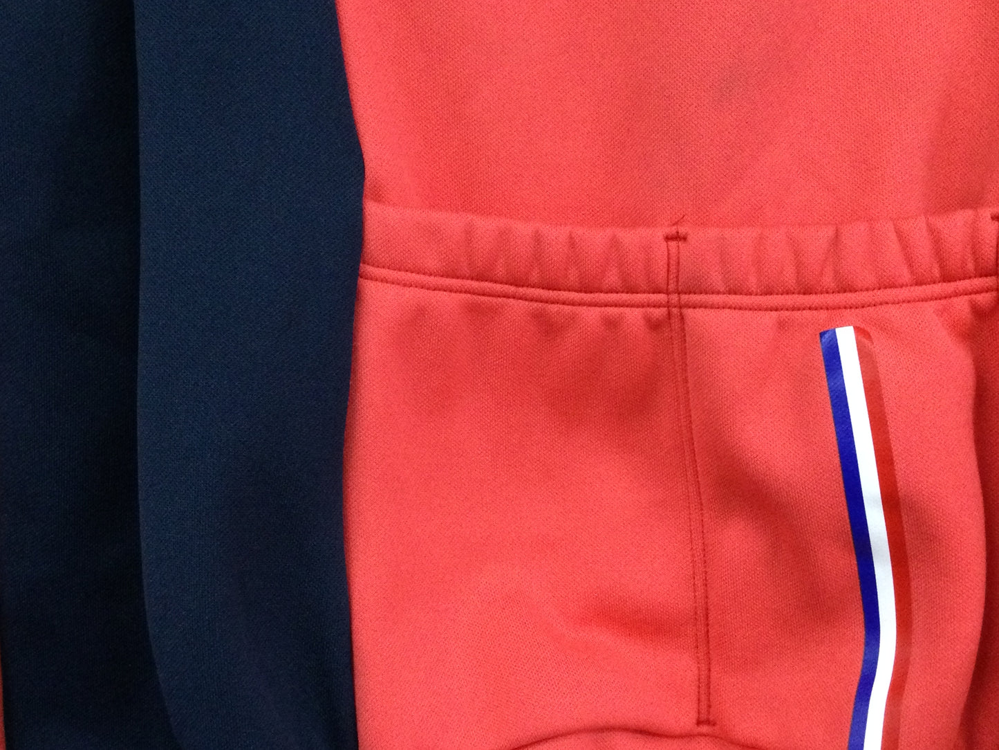 GF087 ルコックスポルティフ le coq sportif 裏起毛 長袖 サイクルジャージ オレンジ M