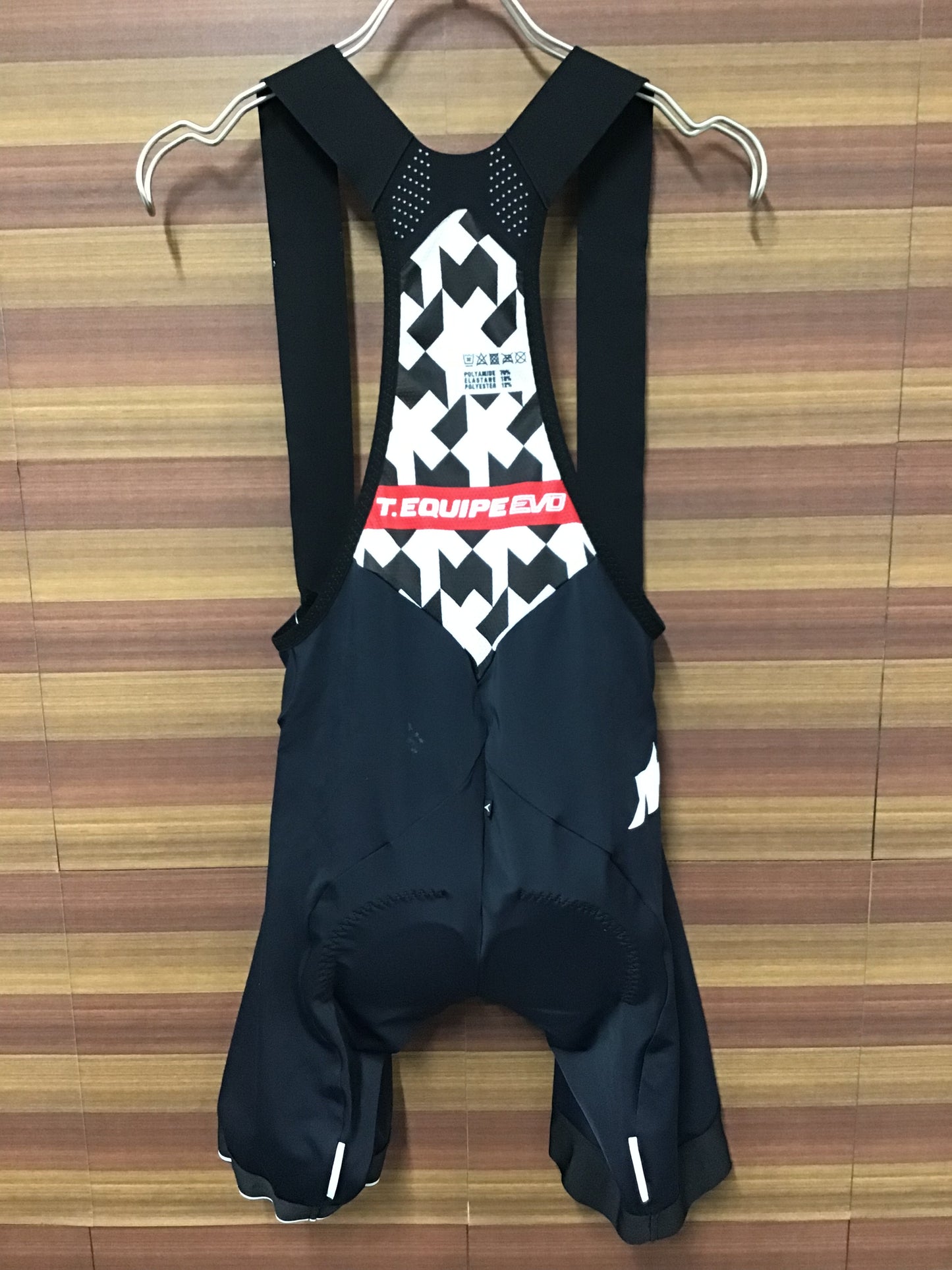 GW162 アソス assos エキップ エボ T.EQUIPE EVO ビブショーツ 黒 S ※汚れ