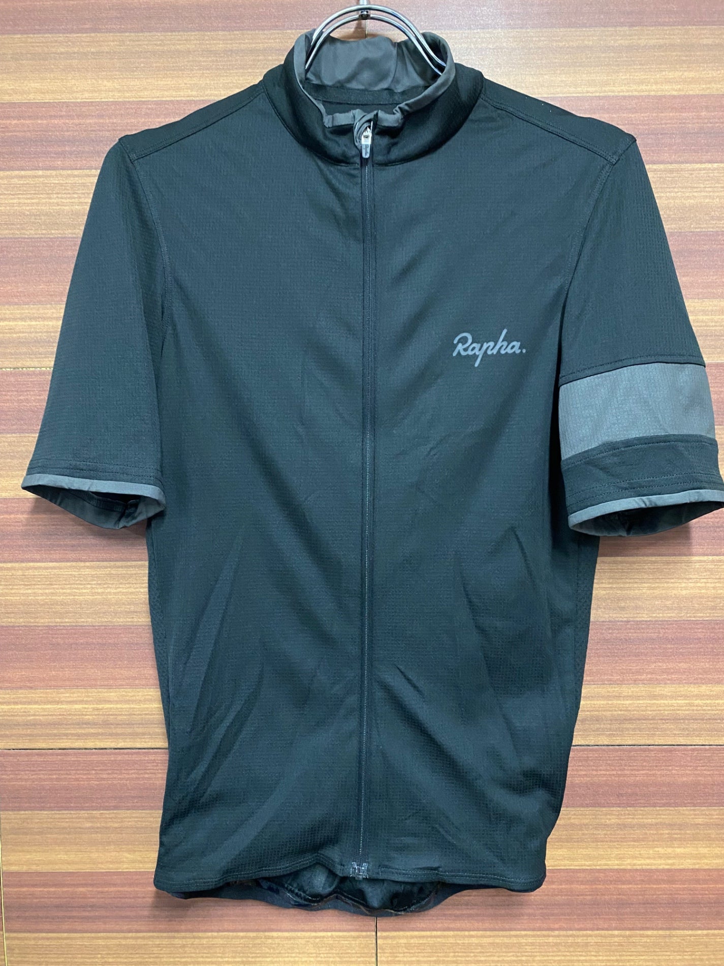 HP524 ラファ RAPHA SUPER LIGHTWEIGHT JERSEY 半袖サイクルジャージ Sサイズ 黒