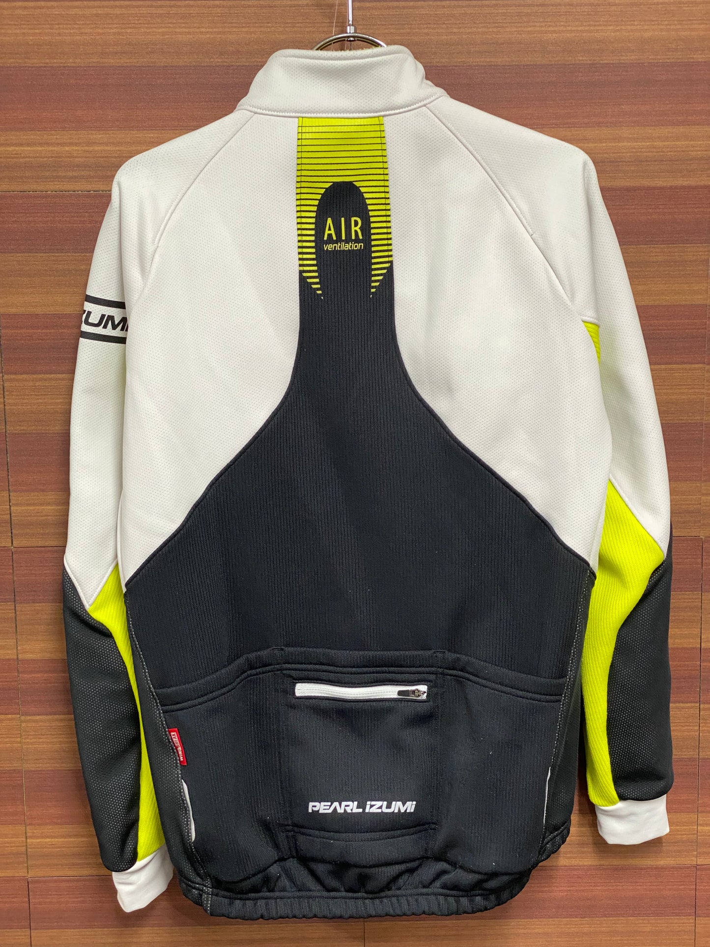 GU184 パールイズミ PEARL iZUMi 長袖 サイクルジャケット 白 黒 S