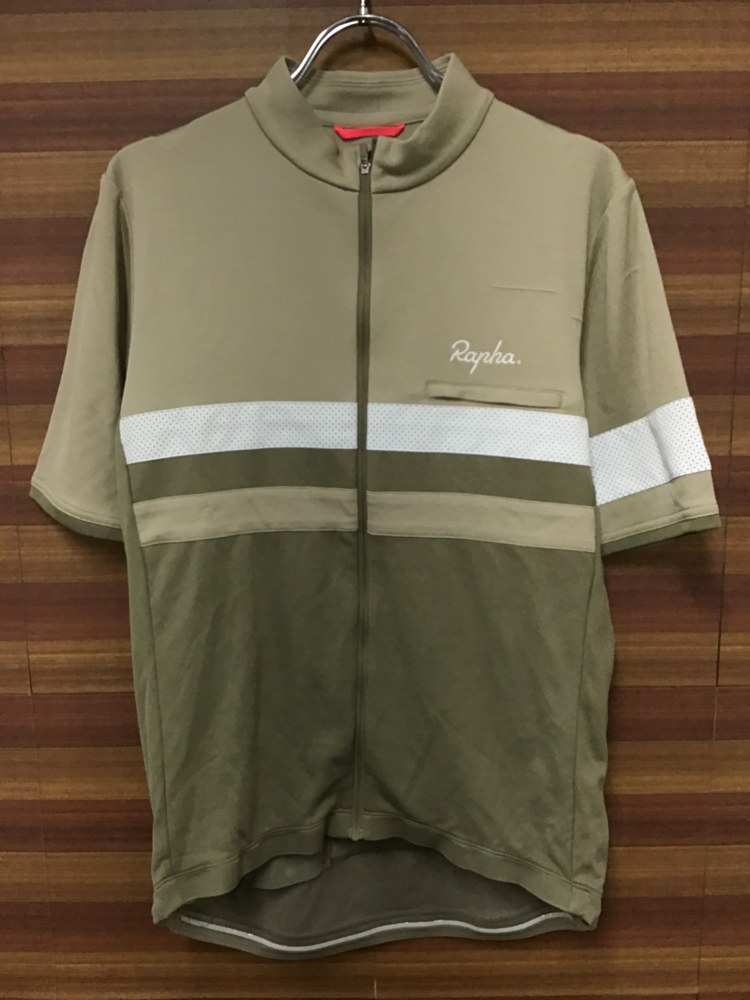 GZ194 ラファ Rapha ブルベジャージ BLEVET JERSEY 半袖 ベージュ L