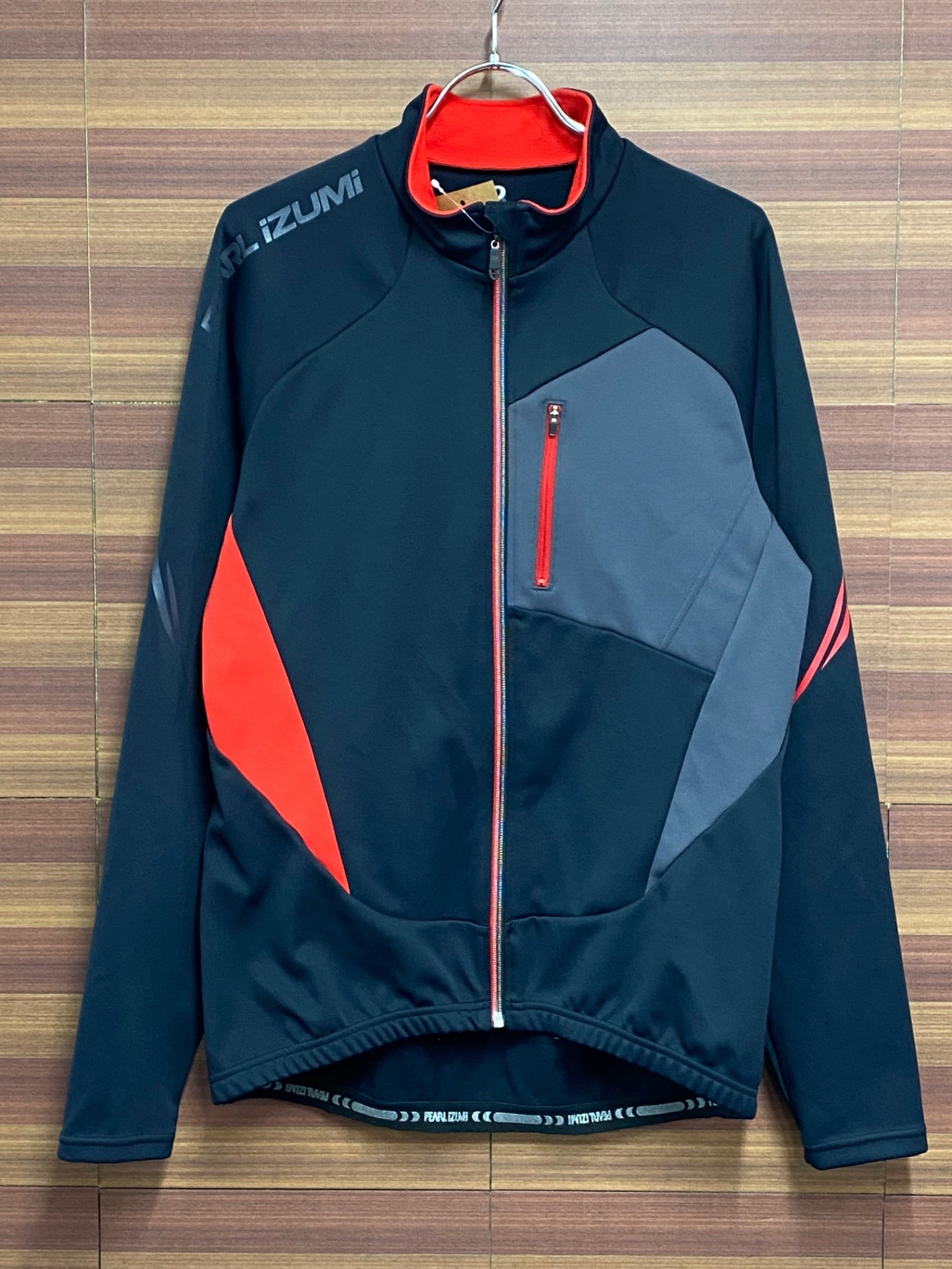 HQ649 パールイズミ PEARLiZUMi 長袖 サイクルジャケット 黒 XL 裏起毛