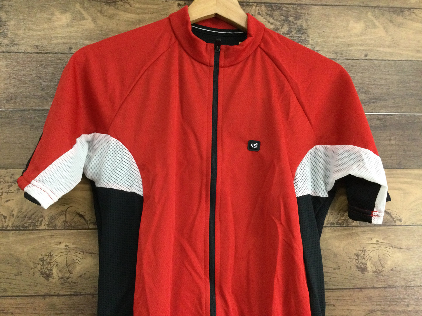 FW888 デマルキ DE MARCHI コンツアージャージ CONTOUR + JERSEY 半袖サイクルジャージ 赤 M