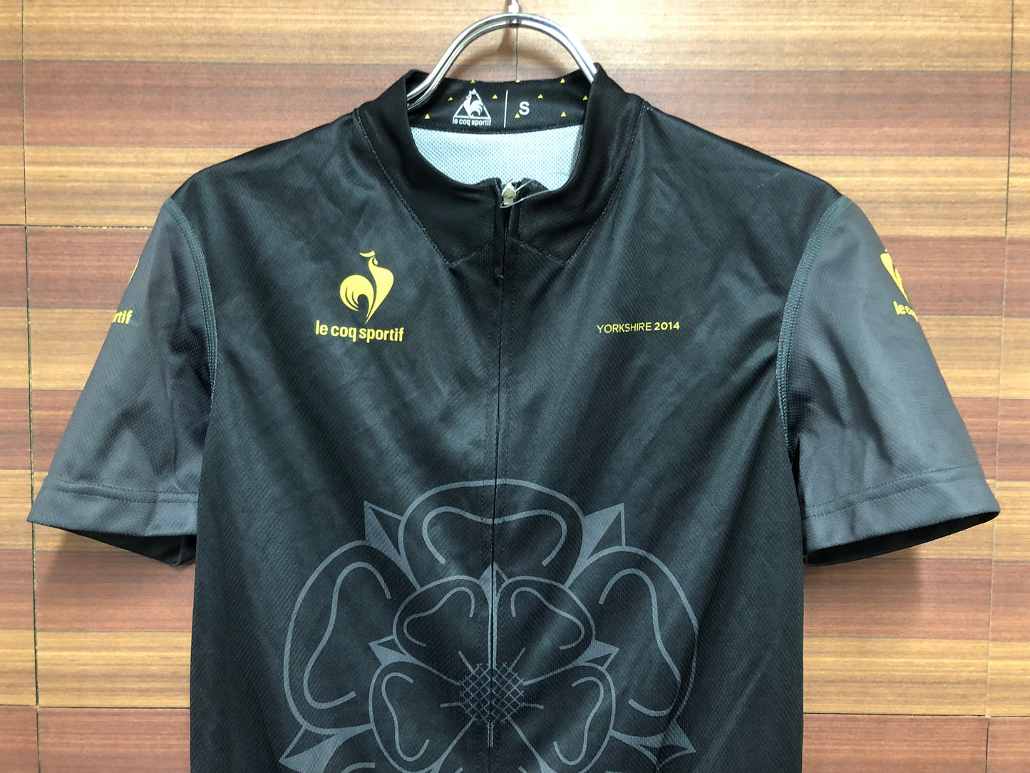 GC620 ルコック Le coq Sportif 半袖 サイクルジャージ S 黒黄