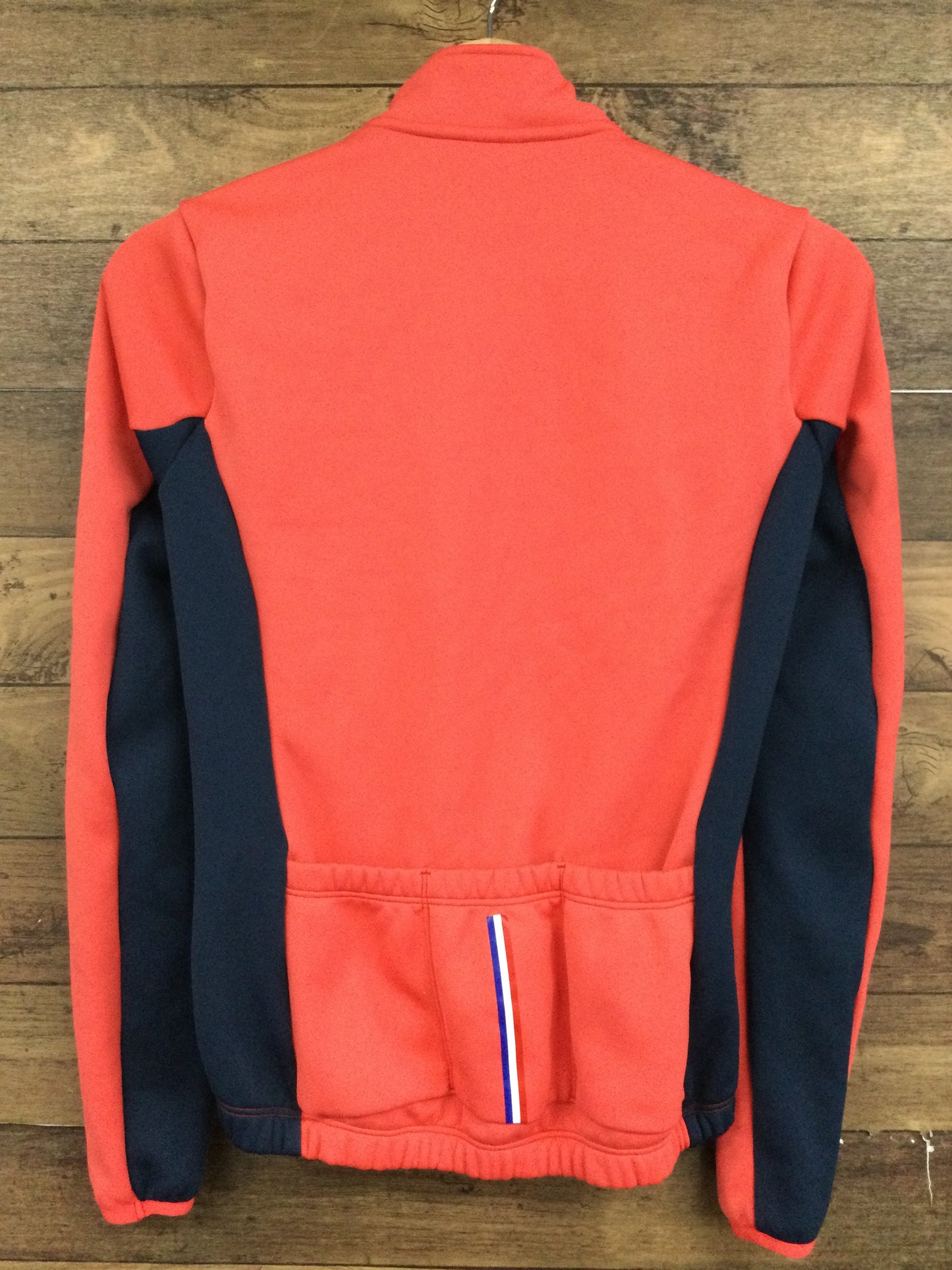 GF087 ルコックスポルティフ le coq sportif 裏起毛 長袖 サイクルジャージ オレンジ M