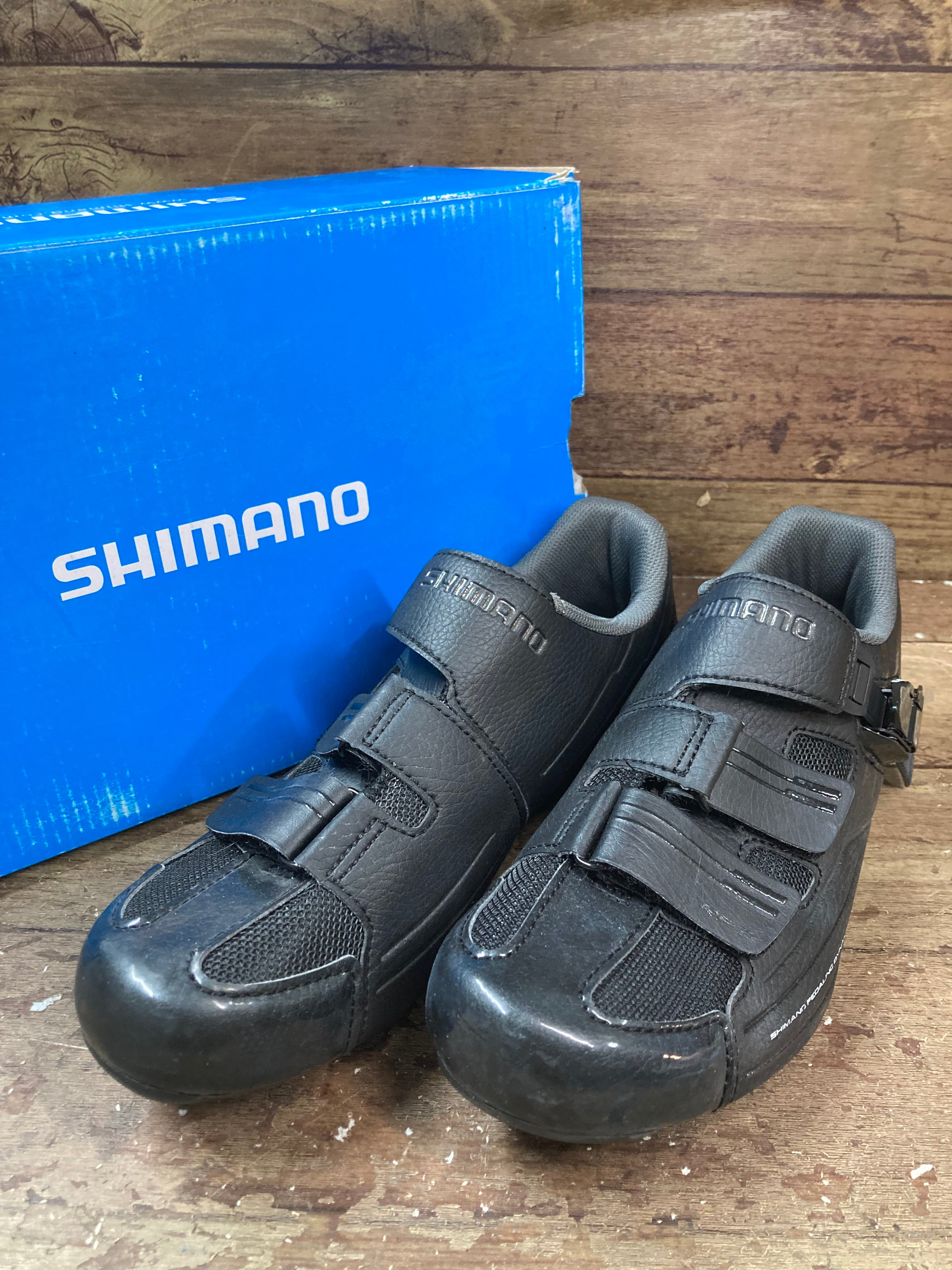 GZ363 シマノ SHIMANO RP3 SH-RP300-S L ビンディングシューズ EU40 黒 SPD-SL/SPD両対応 ※未使