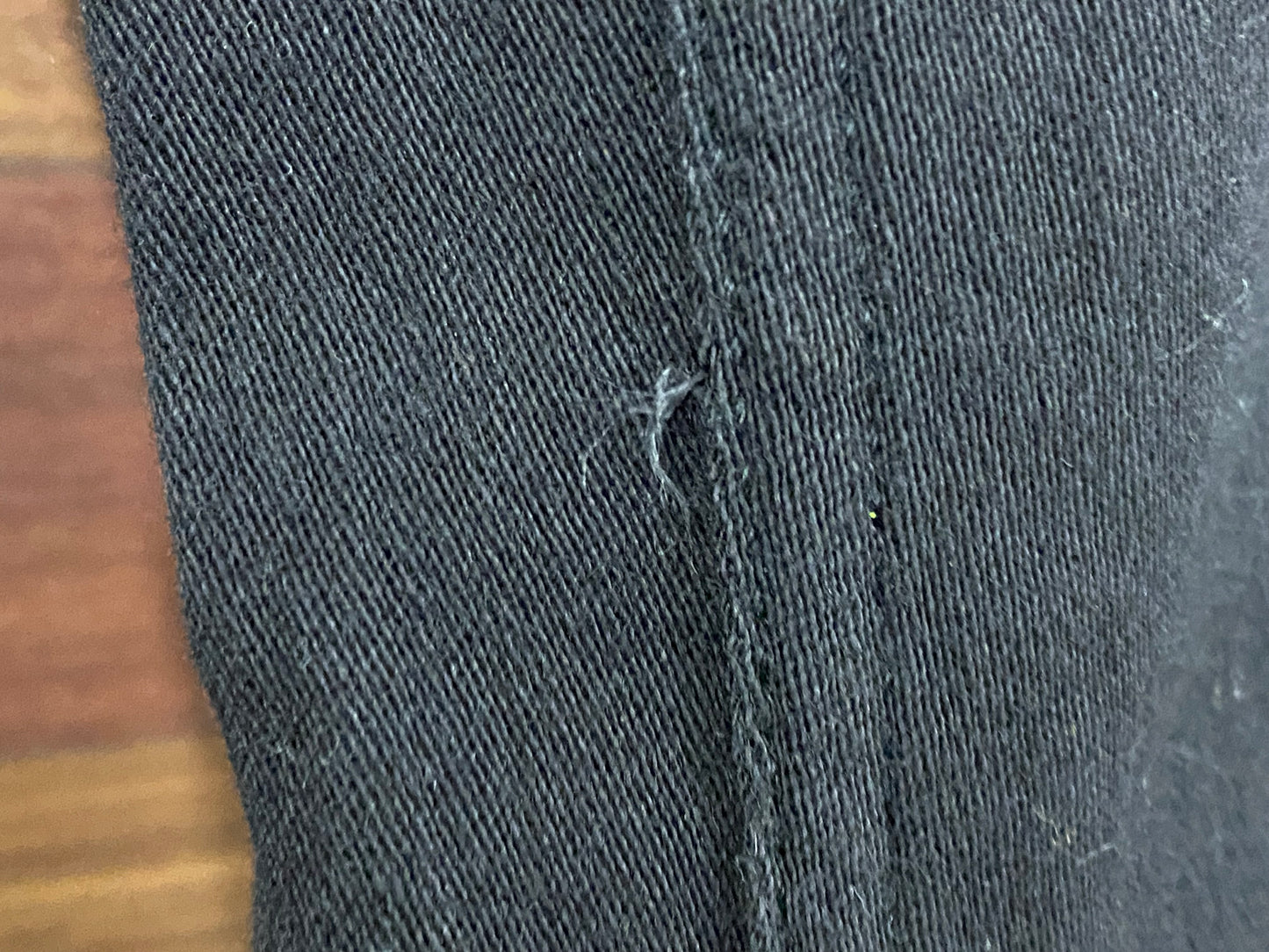 GO589 カペルミュール KAPELMUUR サイクルパンツ クロップドパンツ デニム 黒 M スレ強い