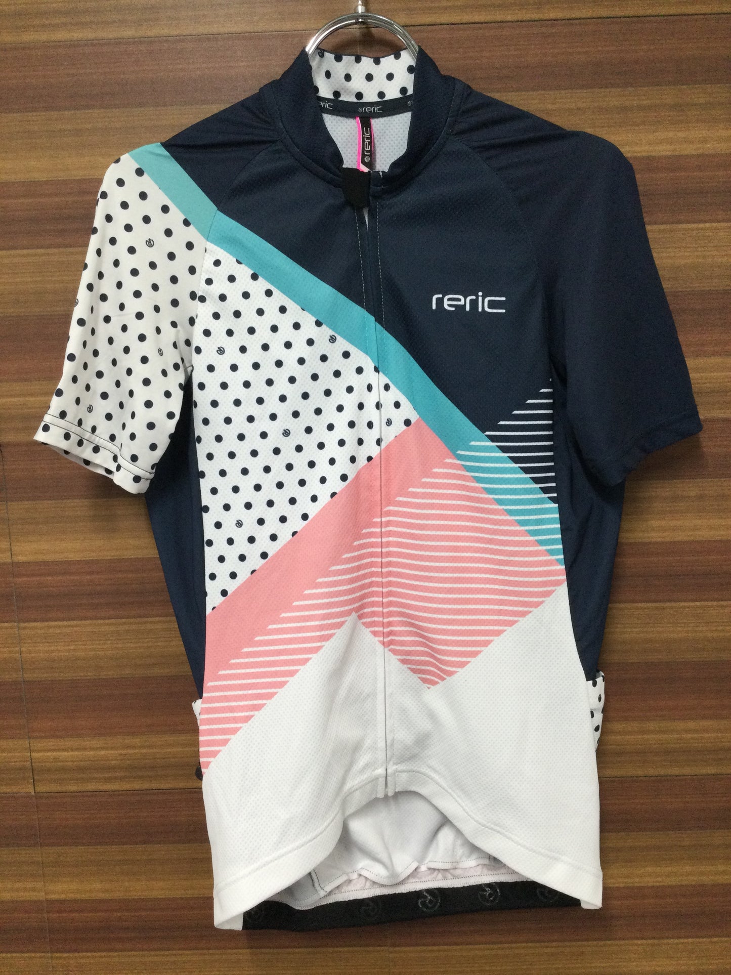 GH494 レリック reric レディース 半袖 サイクルジャージ 総柄 M