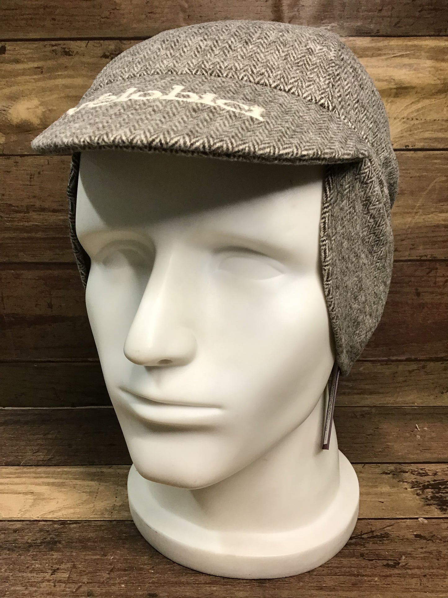 HM297 VELOBICI ヴェロビチ Belgian Cap サイクルキャップ Fawn Herringbone ファウン 茶 L/XL