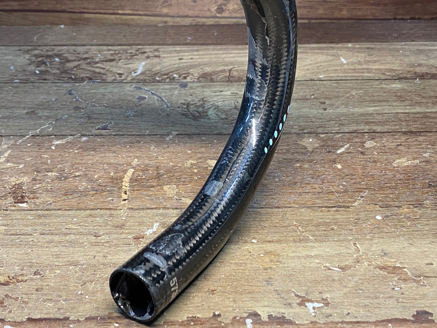 GY698 ITM UNIKA カーボン ドロップハンドル Φ25.8mm エンドC-C 420mm